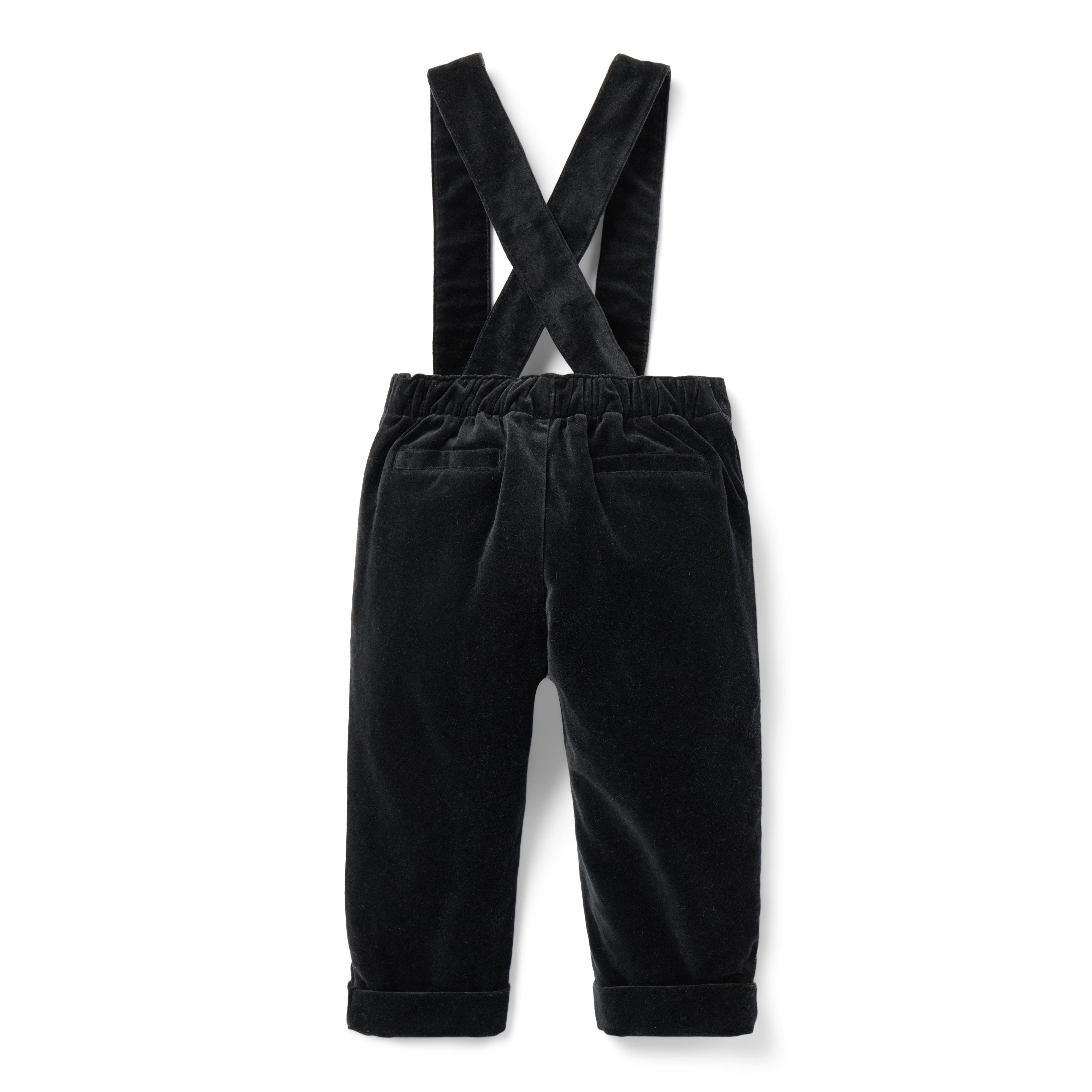 Baby Velvet Suspender Pant image number 1