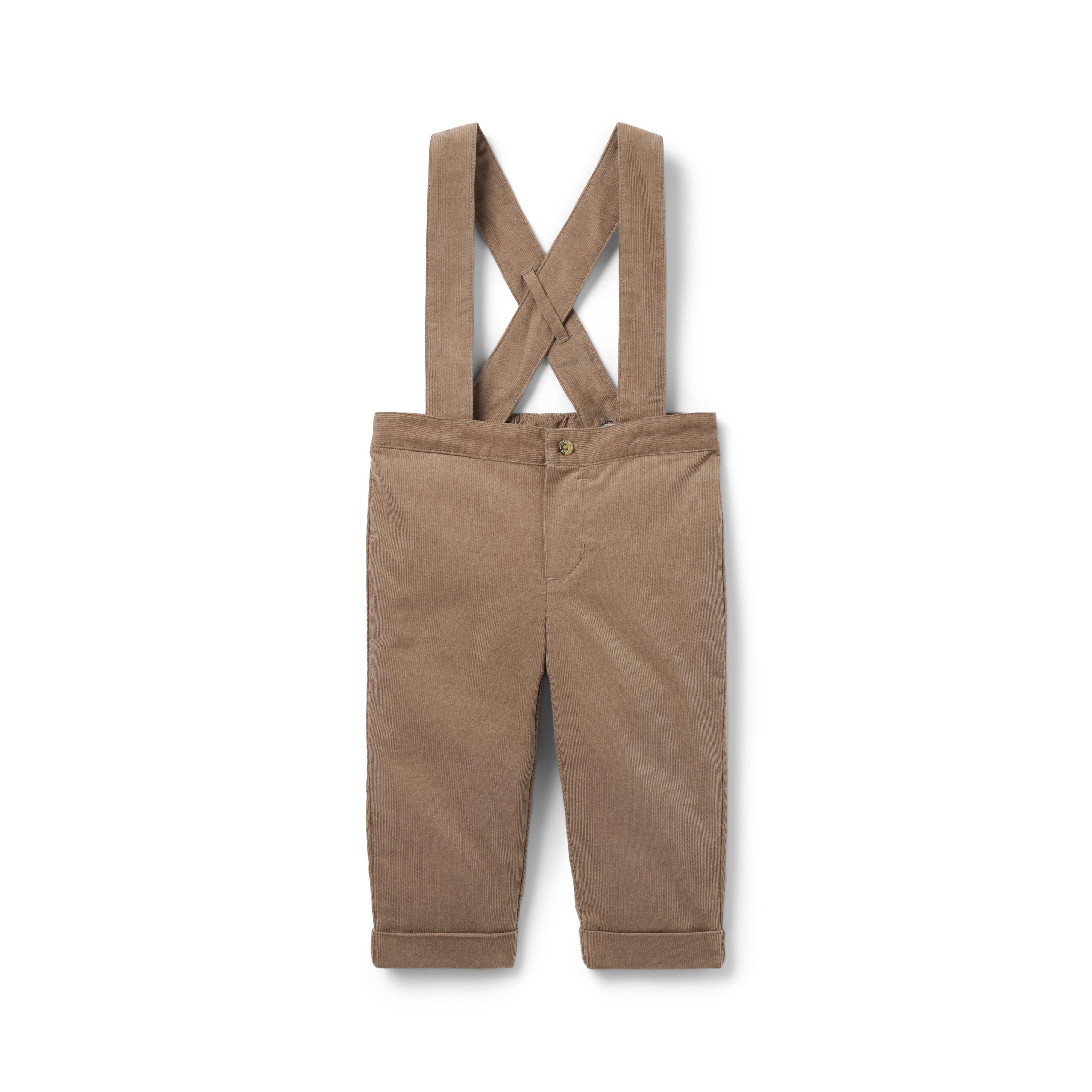 Baby Corduroy Suspender Pant