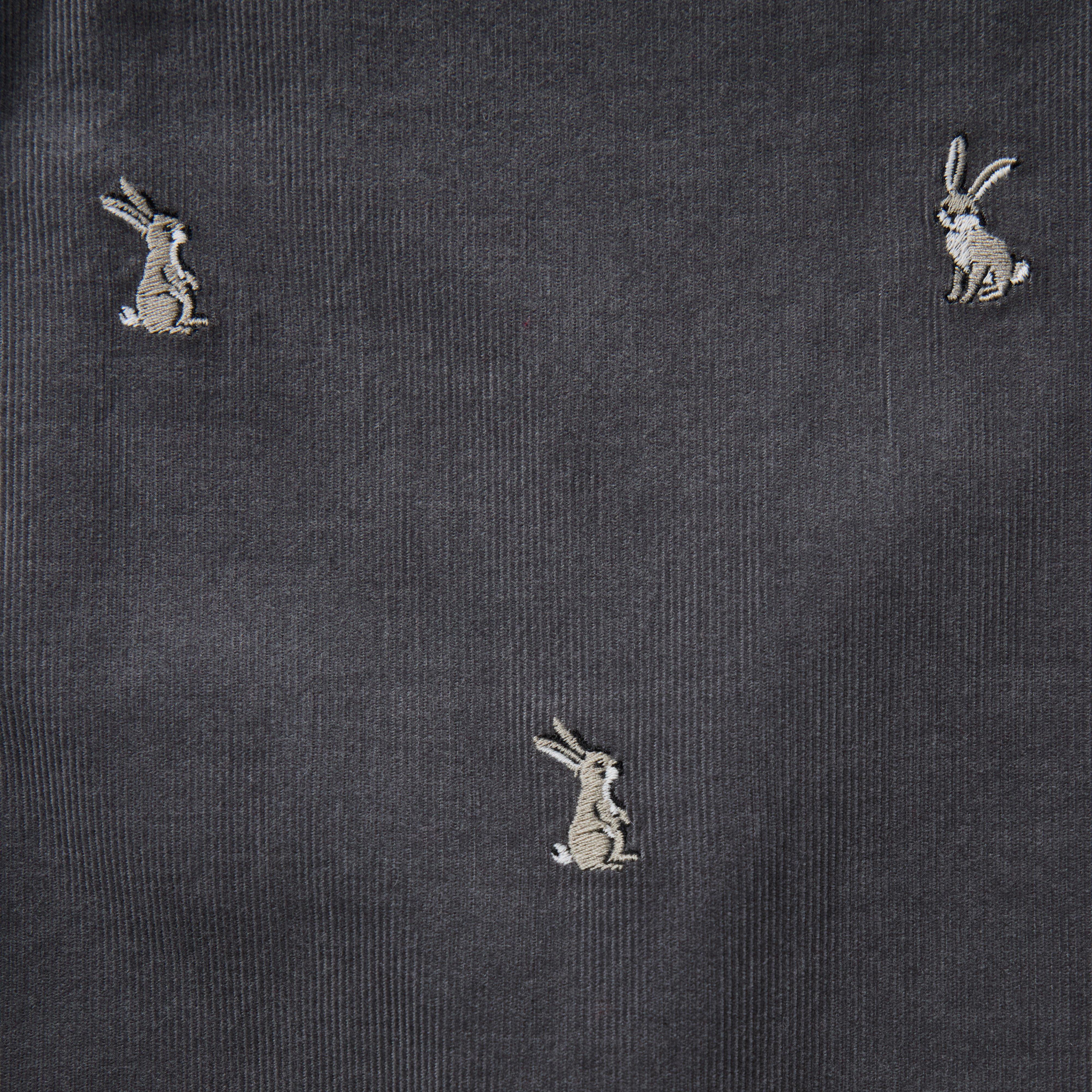 Baby Embroidered Bunny Corduroy Overall image number 2