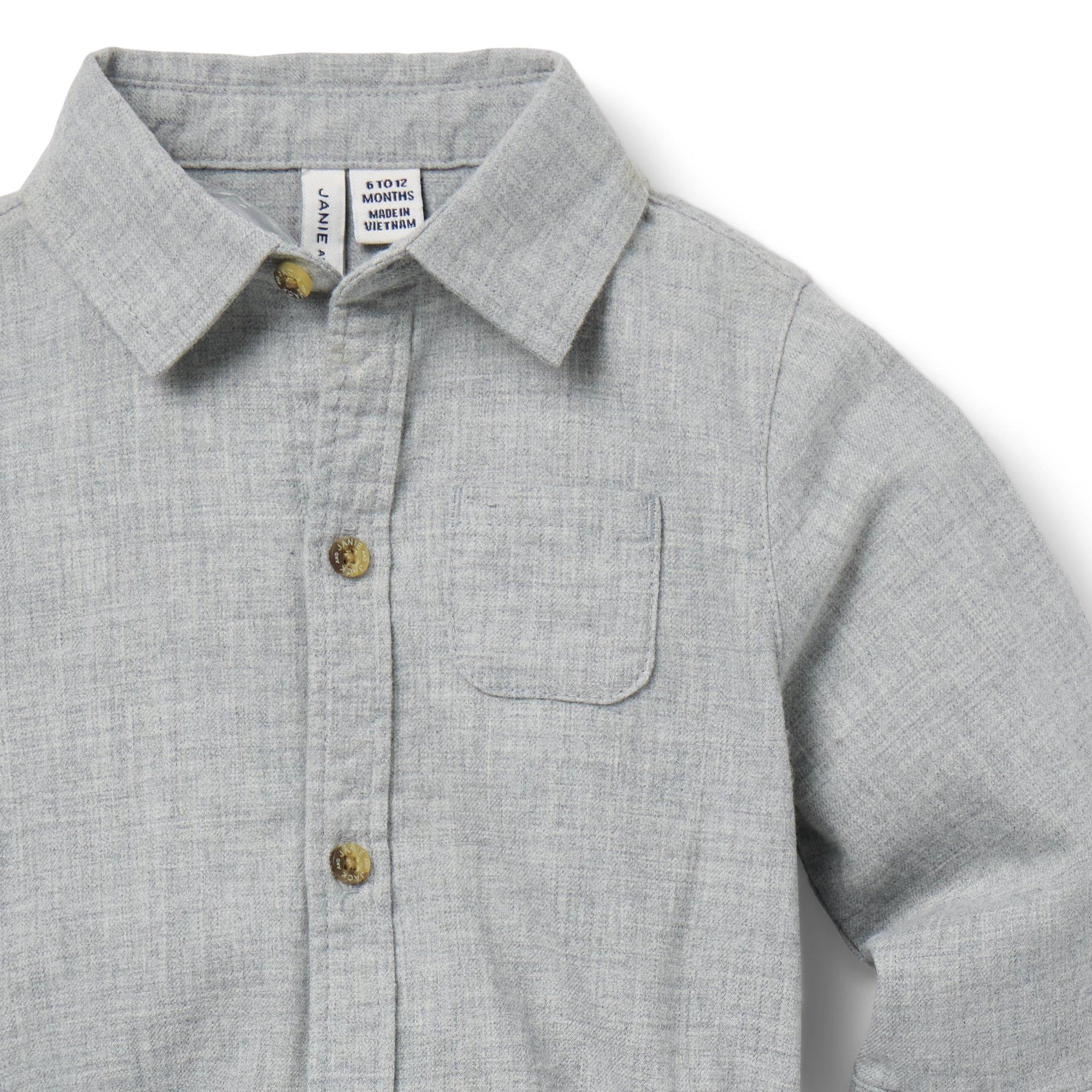 Baby Brushed Twill Bodysuit image number 1