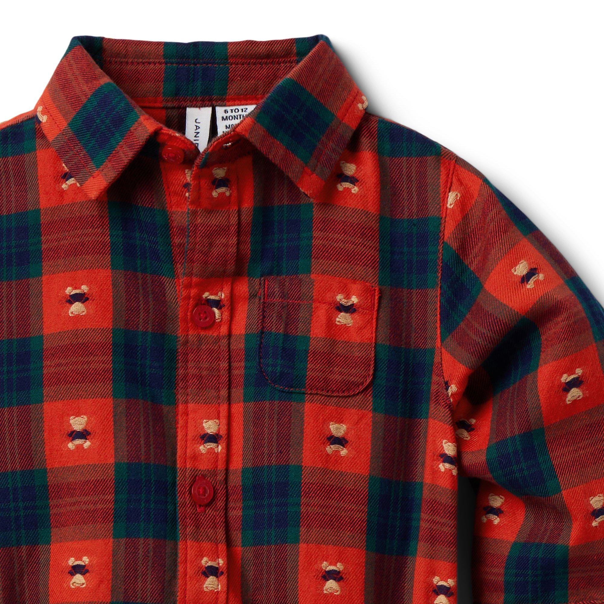 Baby Bear Tartan Bodysuit image number 1
