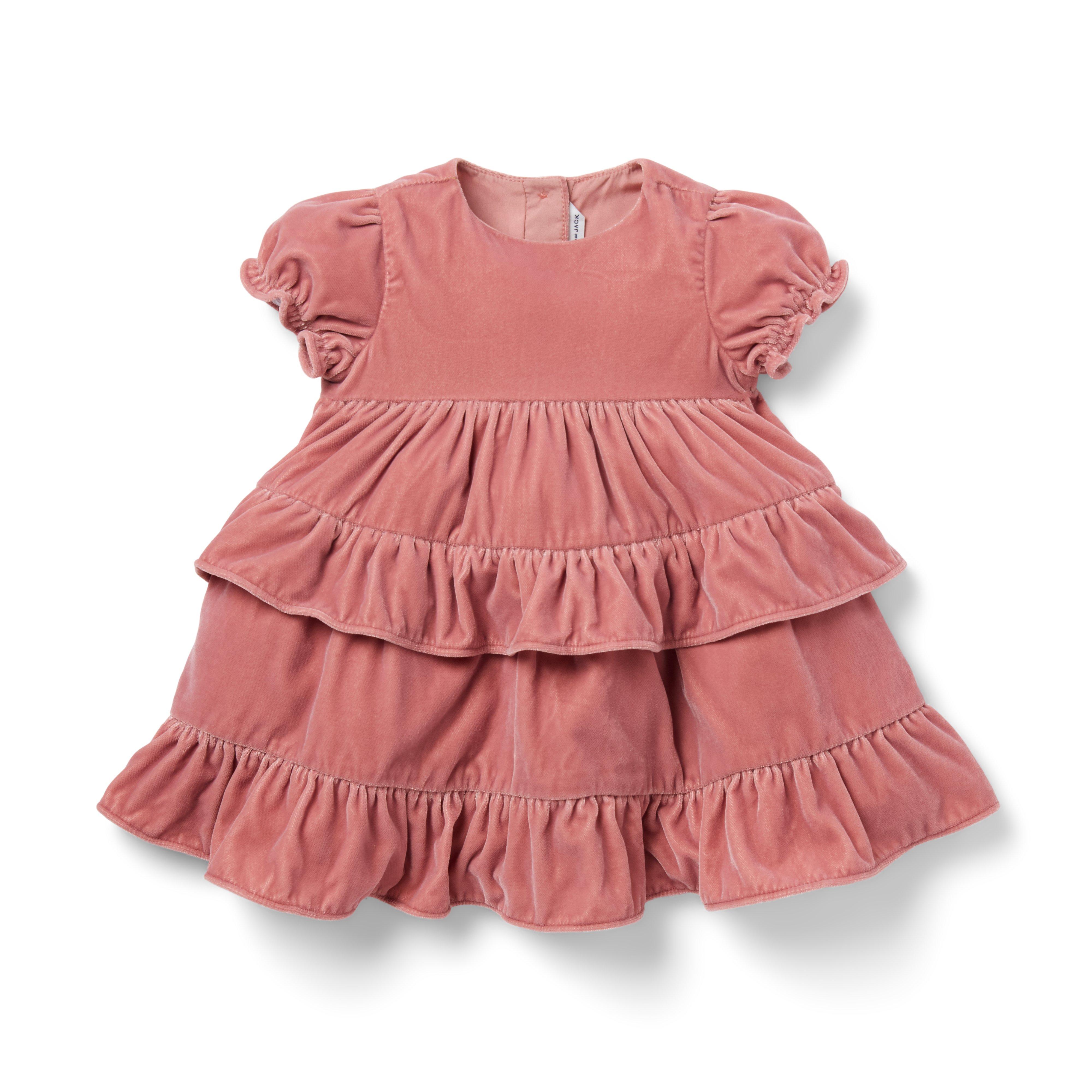 The Velvet Tiered Baby Dress