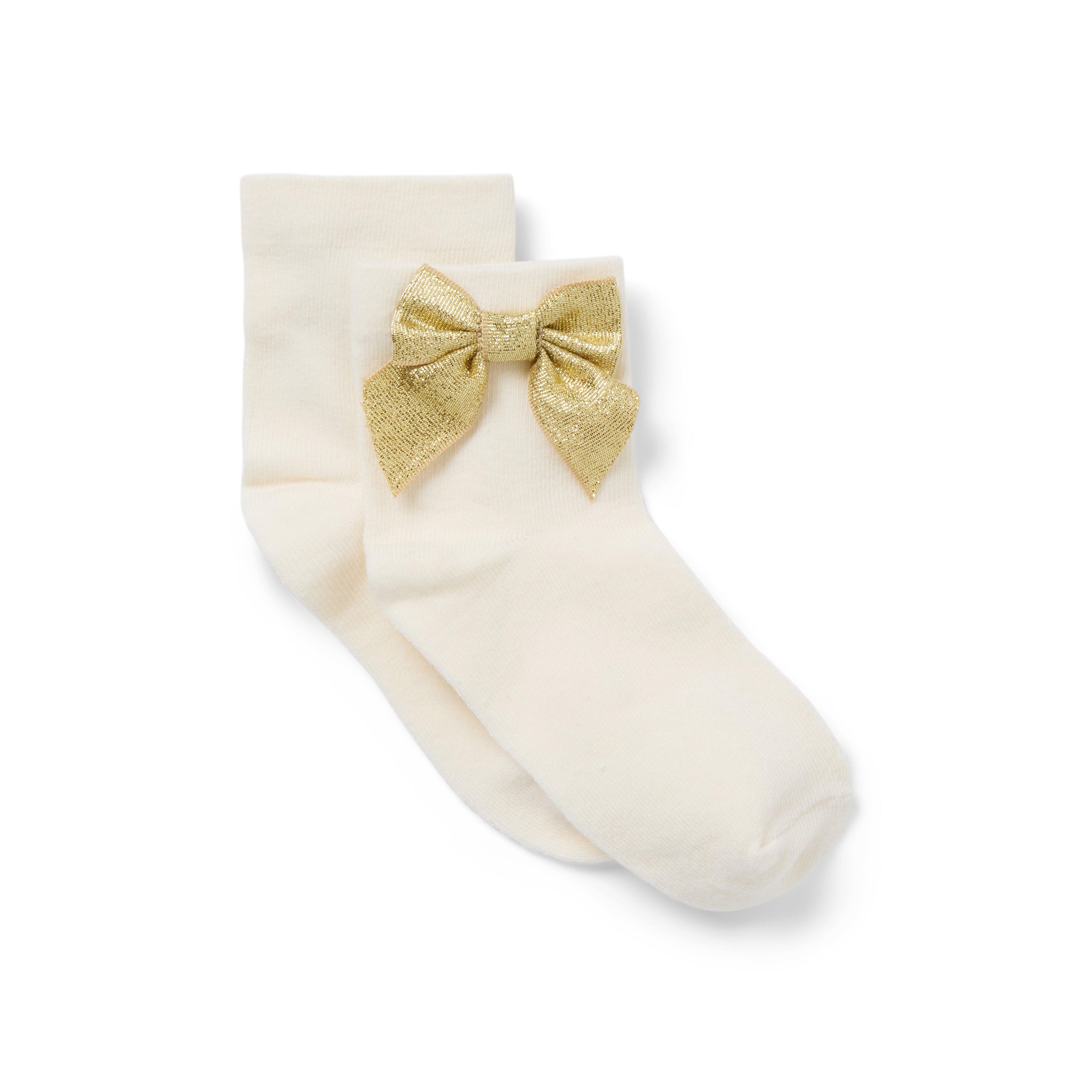 Sparkle Bow Sock