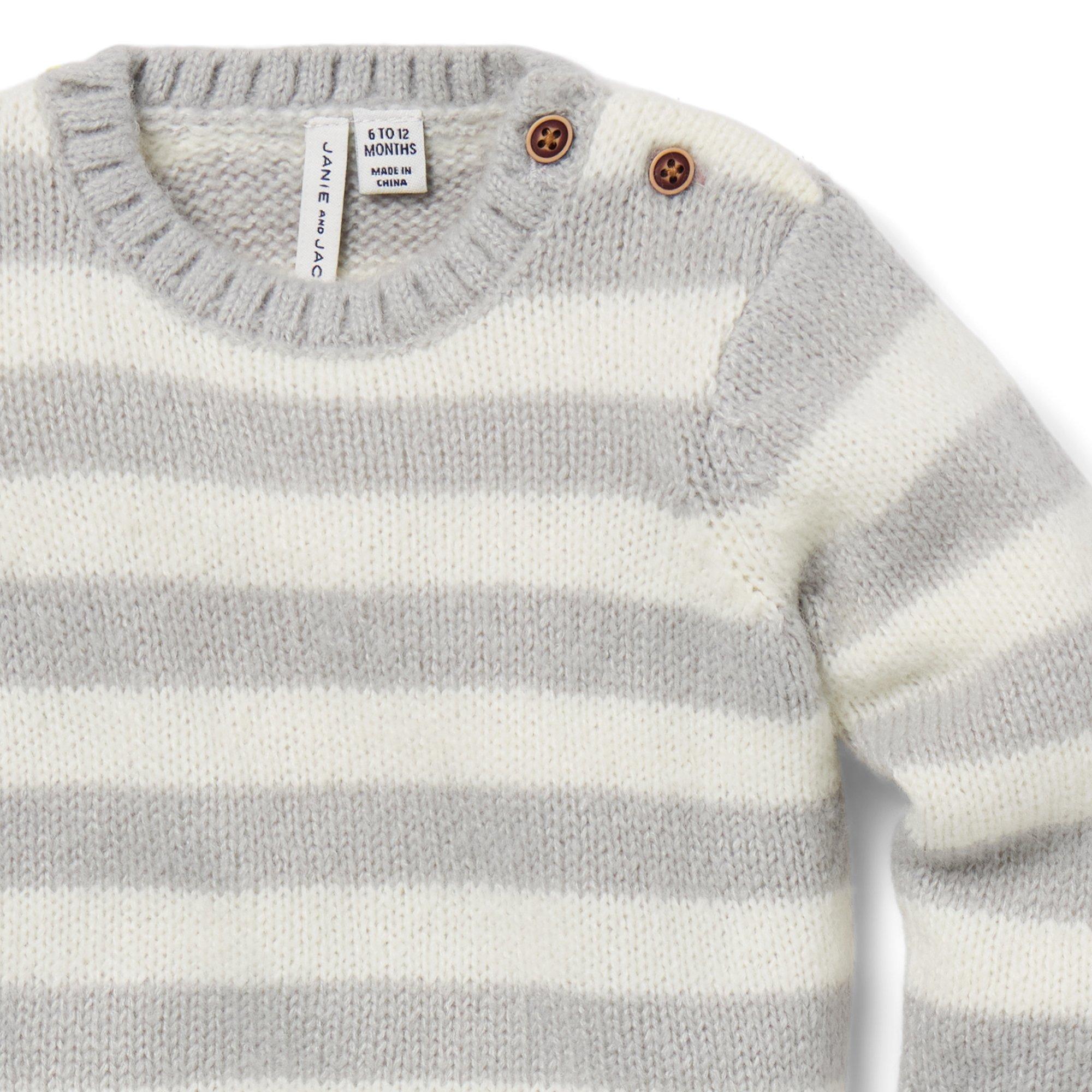 Baby Striped Sweater image number 3