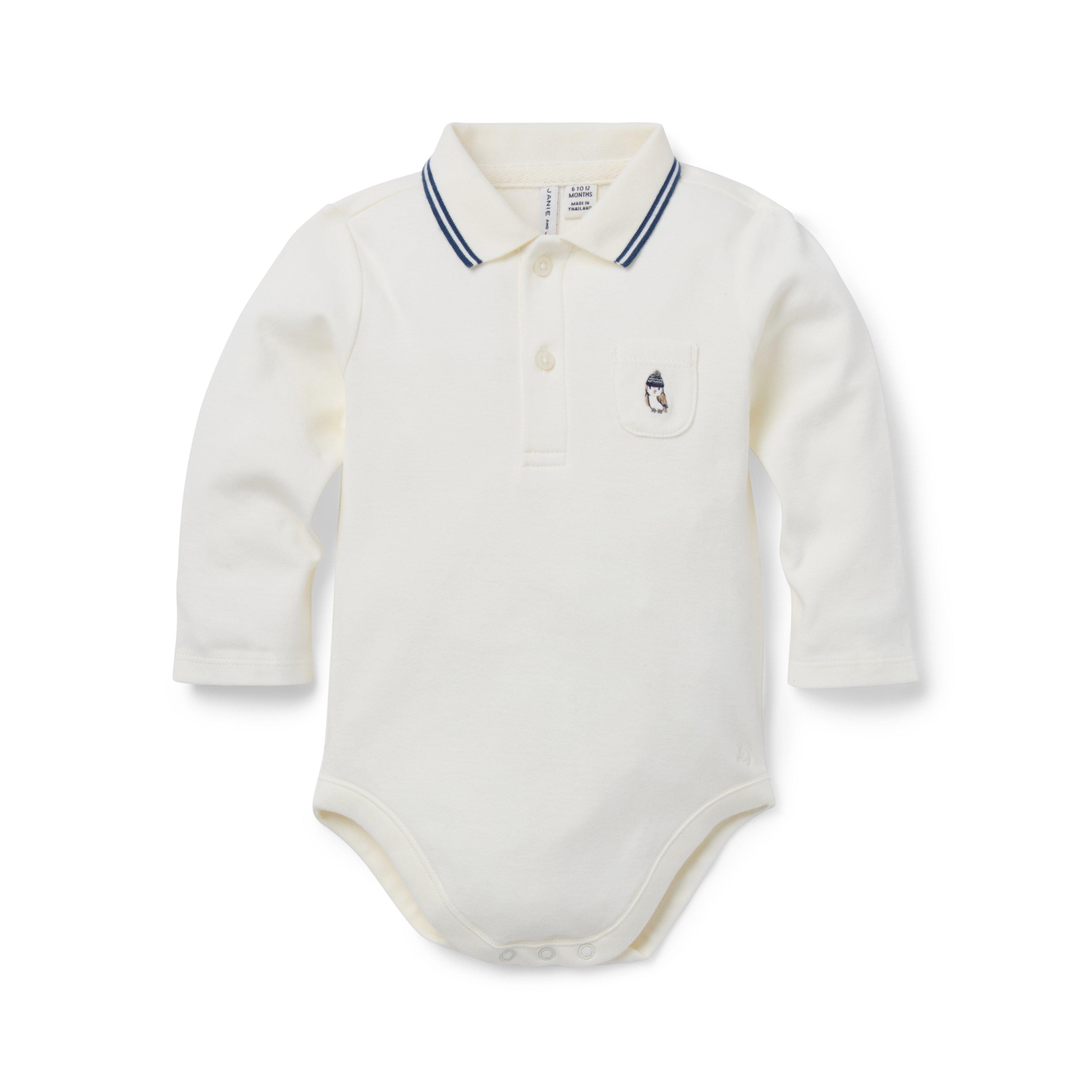 Baby Owl Polo Bodysuit