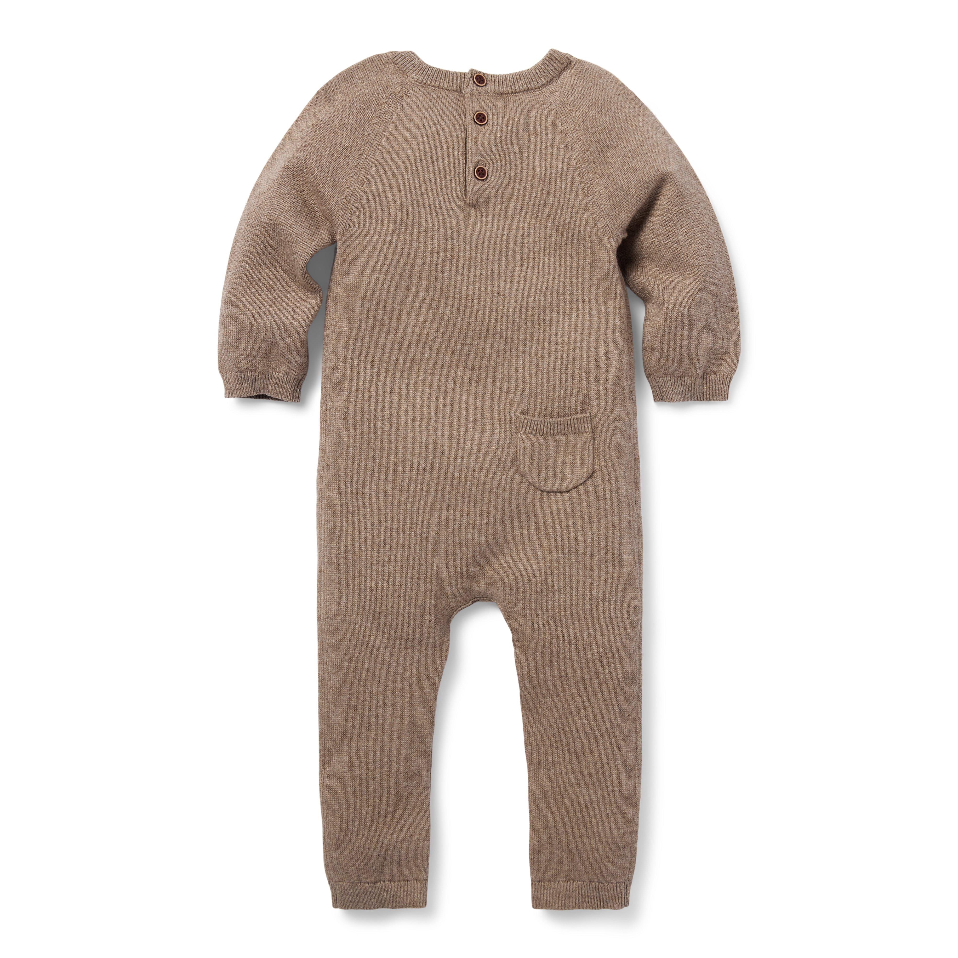 Baby Owl Sweater One-Piece image number 1