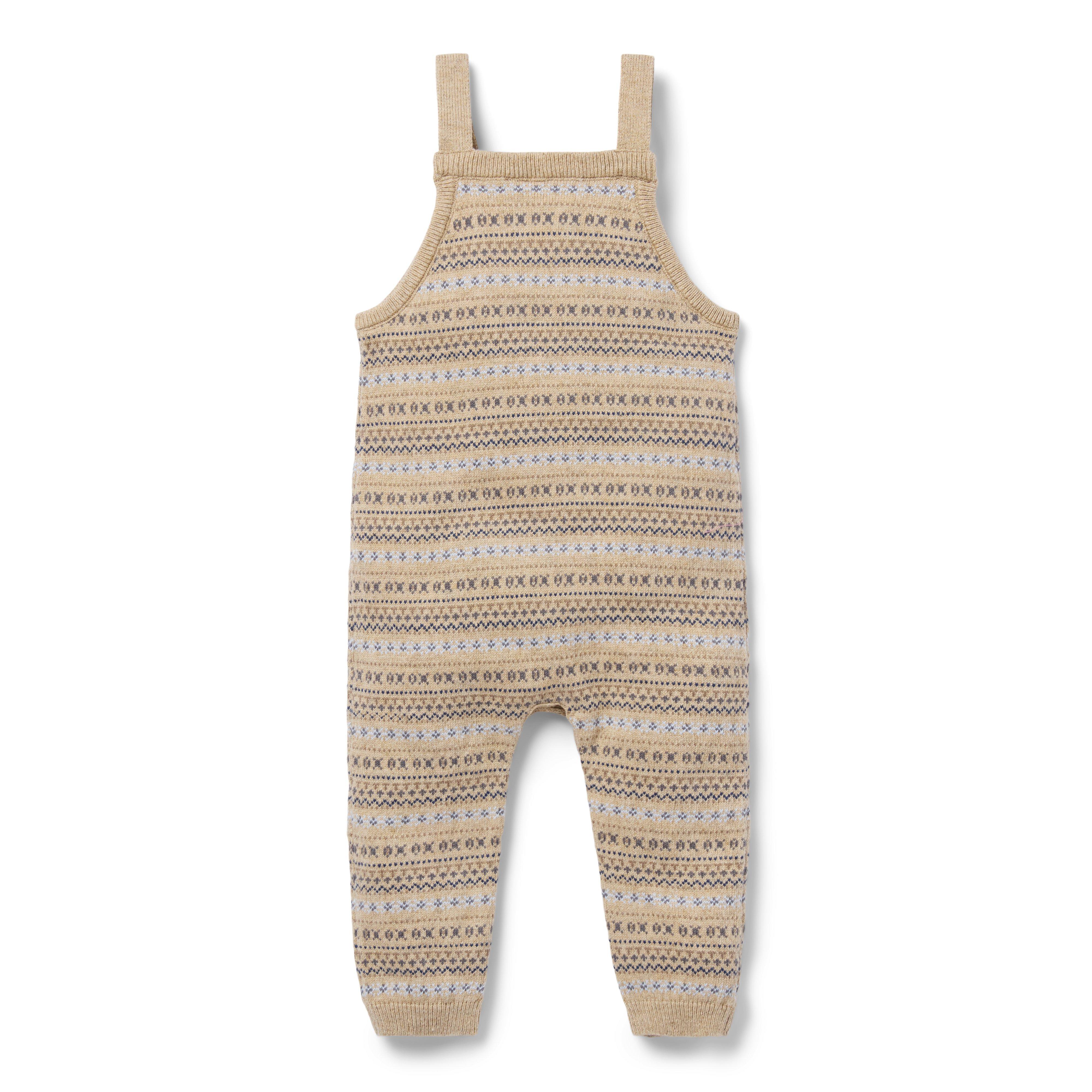 Baby Fair Isle Knit Overall image number 1