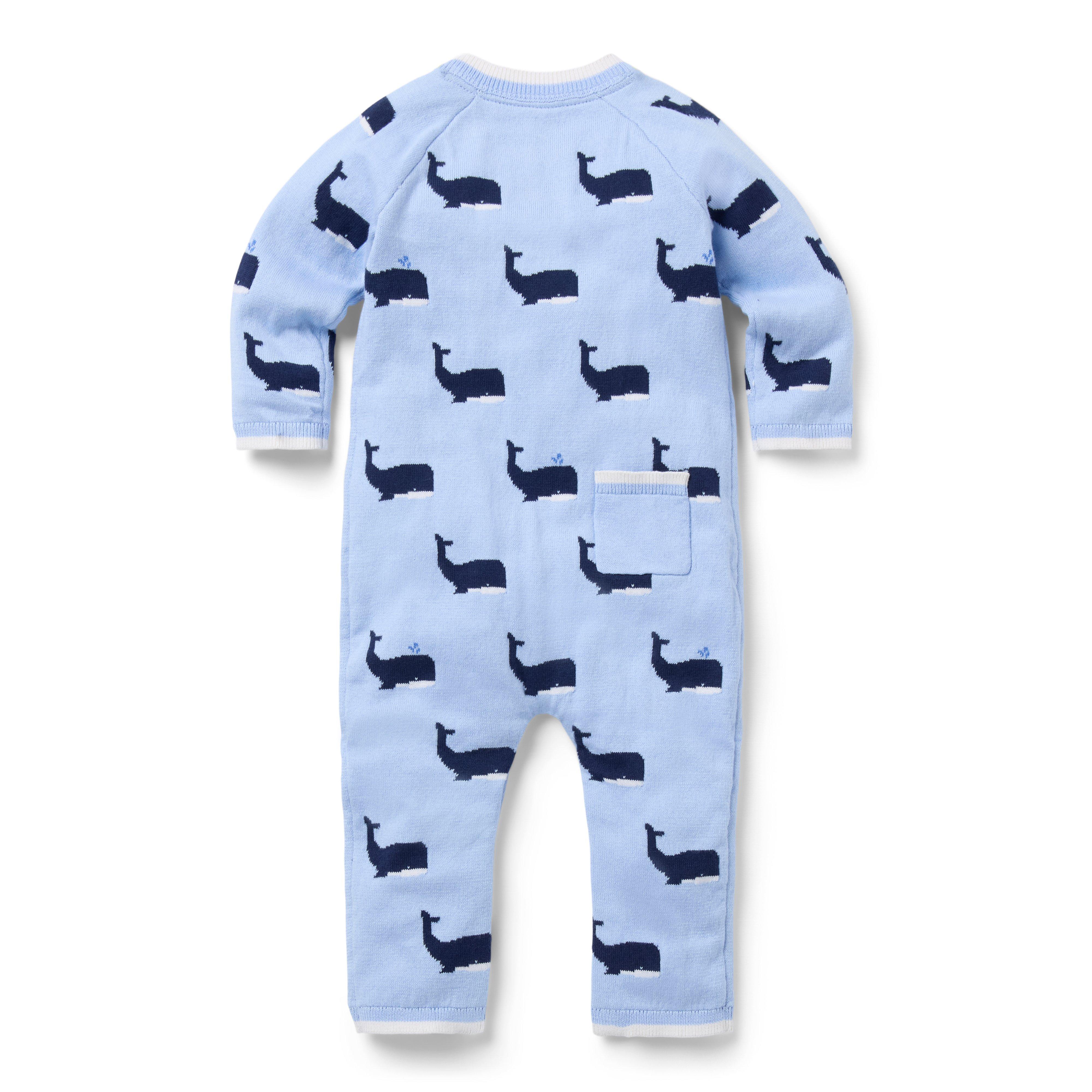 Baby Whale Sweater One-Piece image number 1