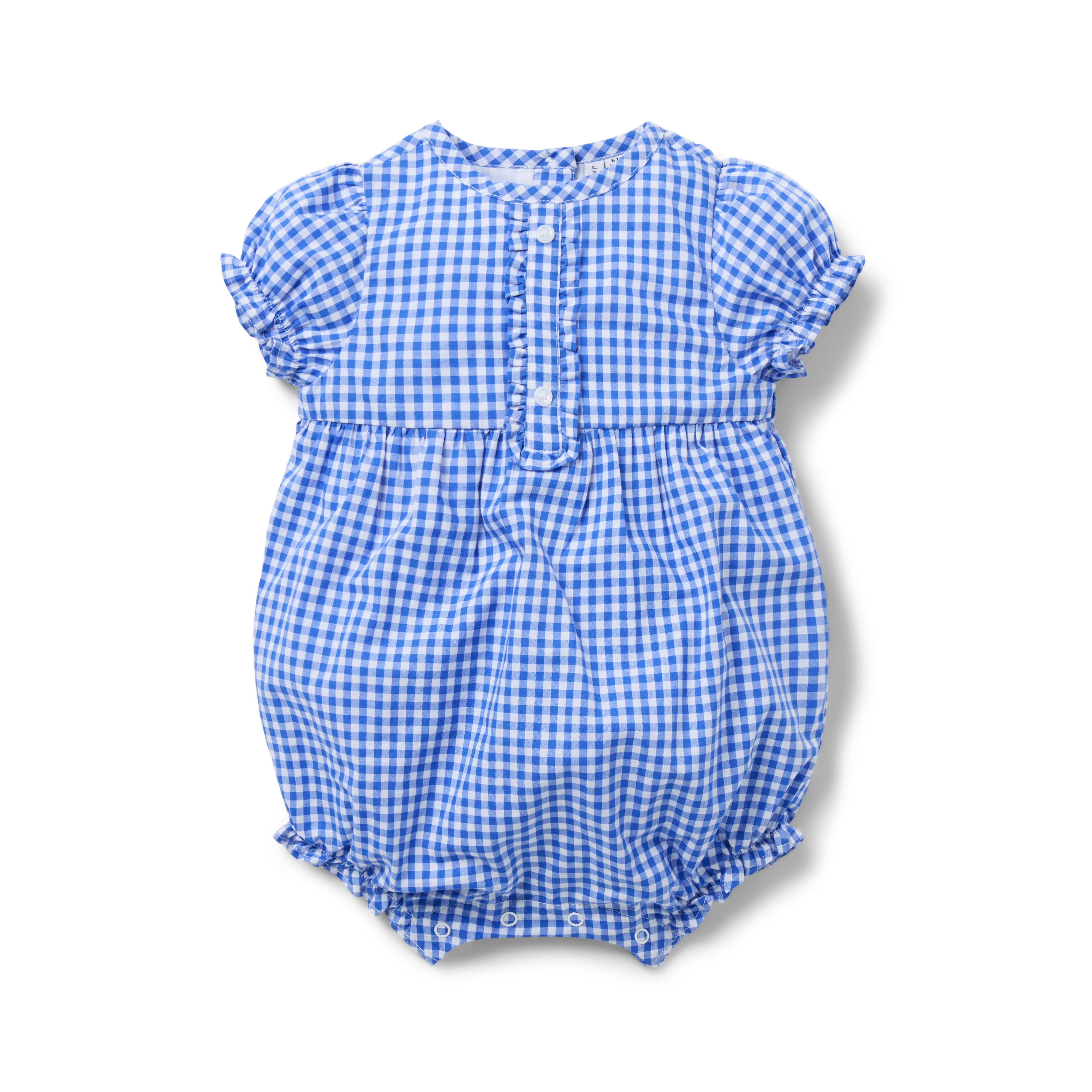 Baby Gingham Ruffle Romper