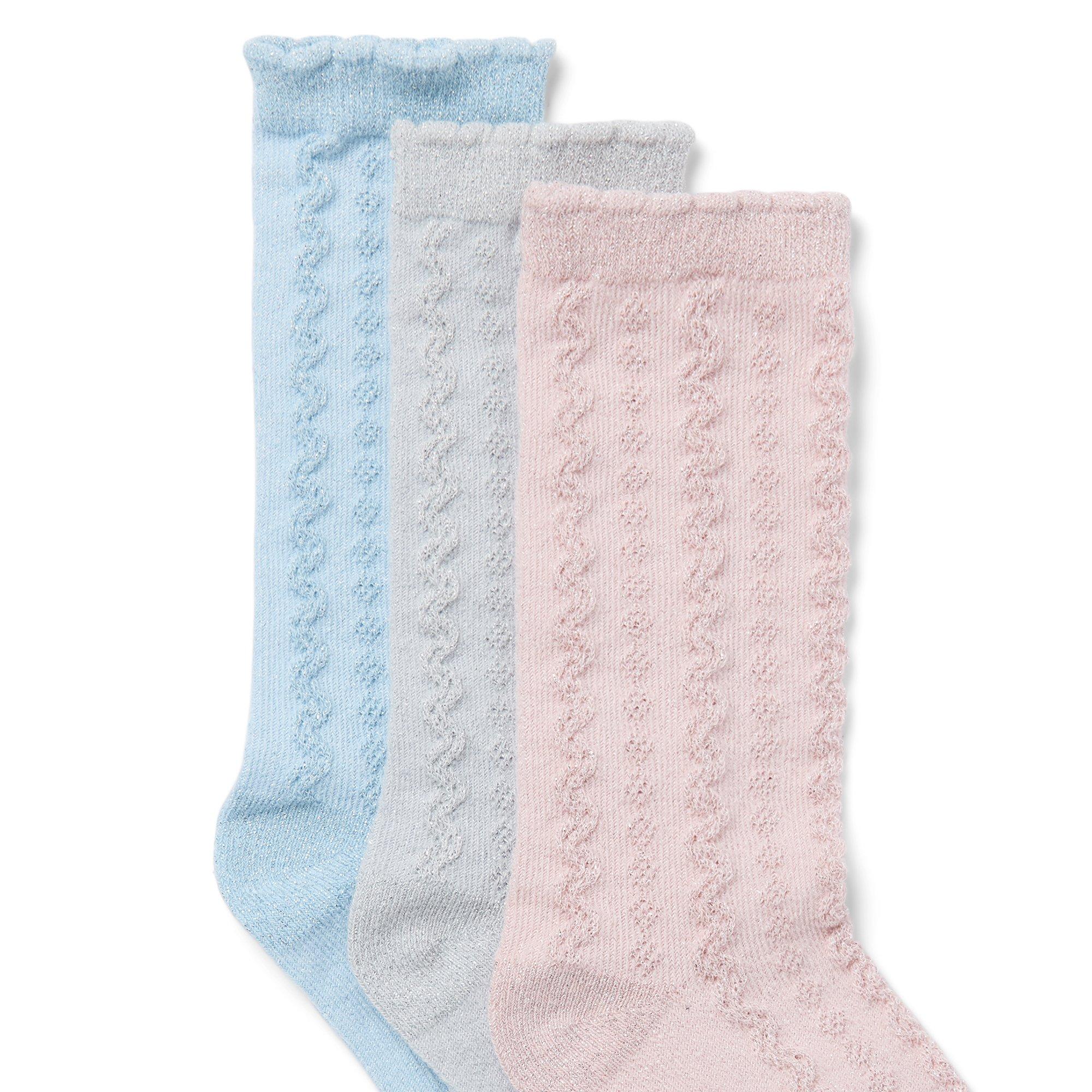 Sparkle Pointelle Sock 3-Pack image number 1