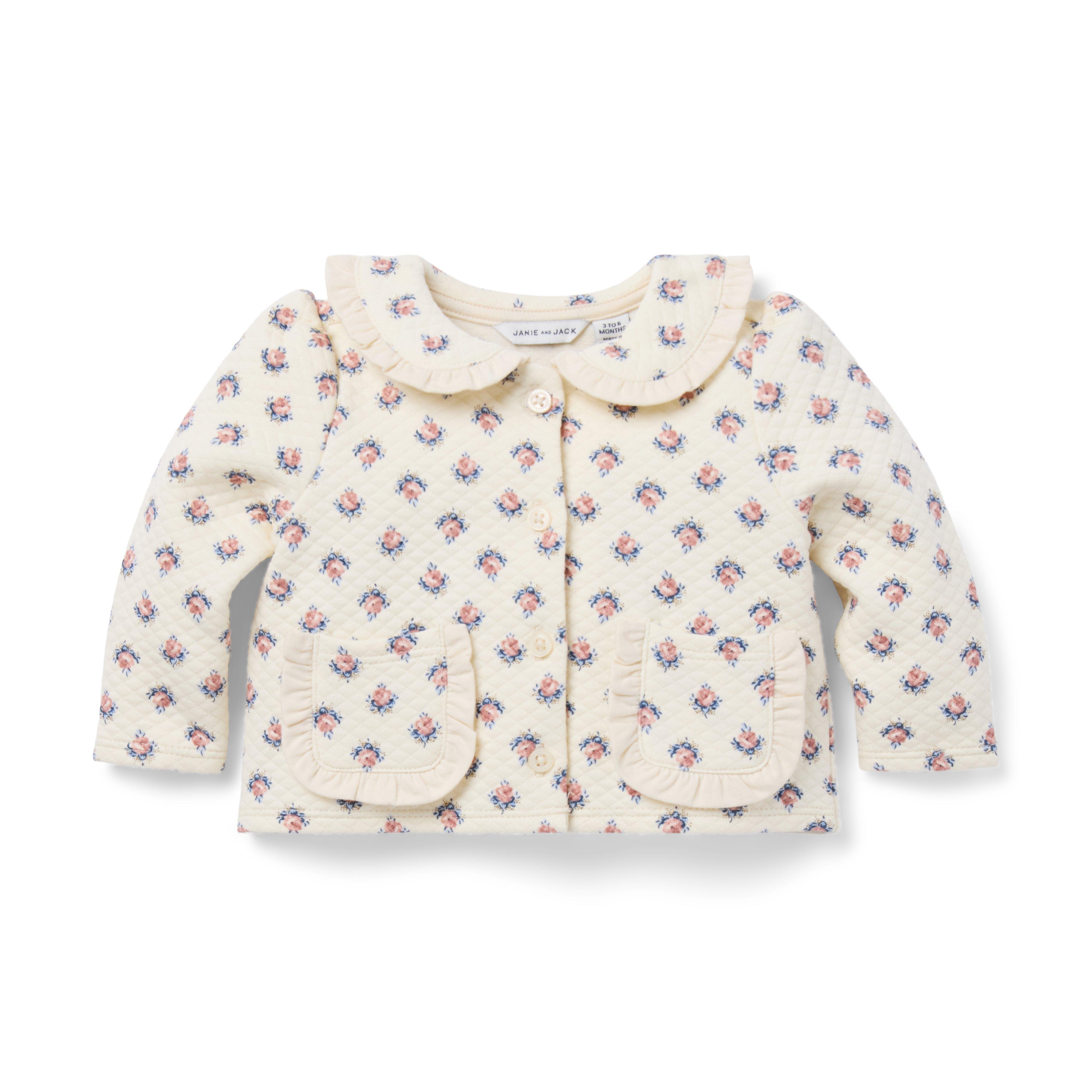 Baby Floral Quilted Cardigan