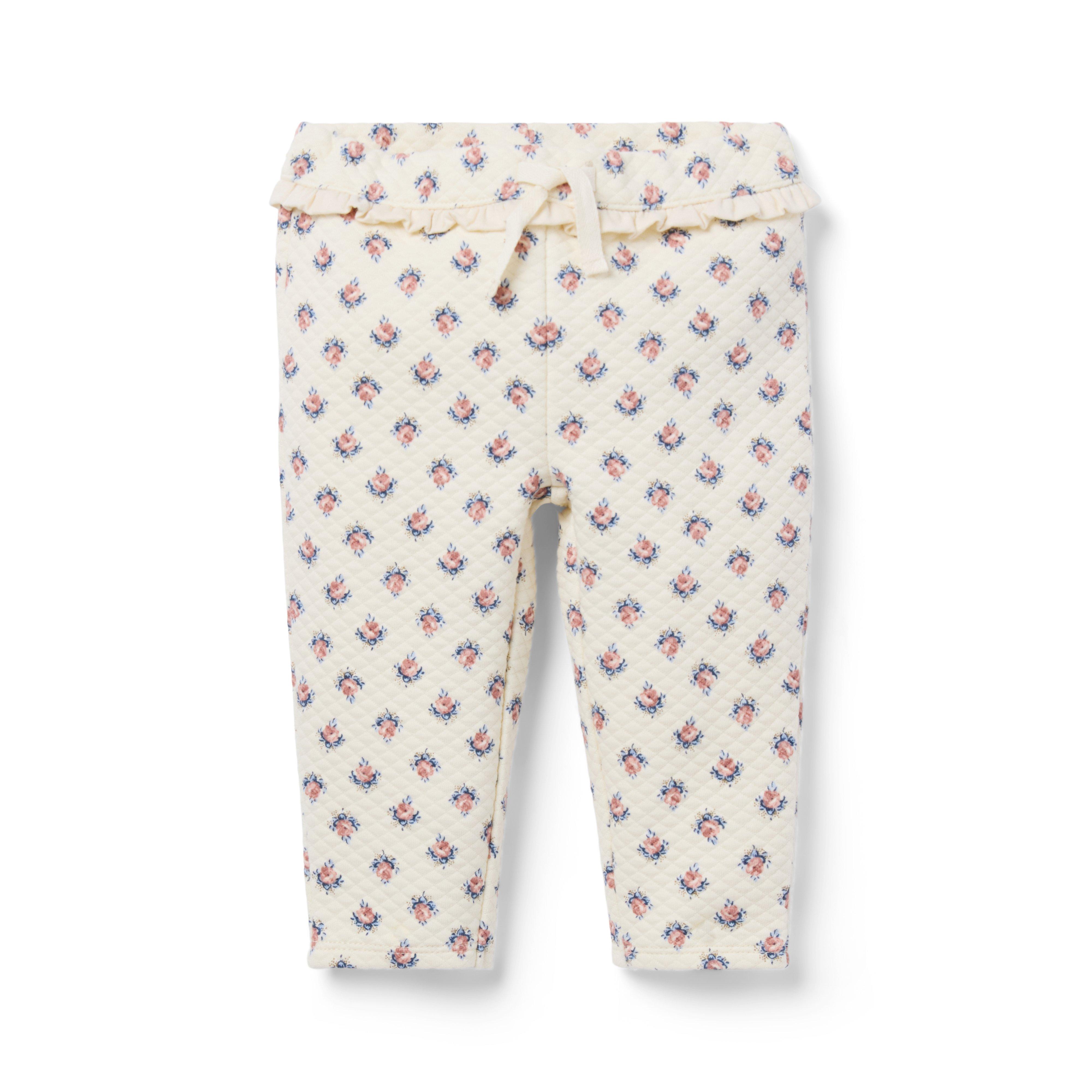 Baby Floral Quilted Jogger