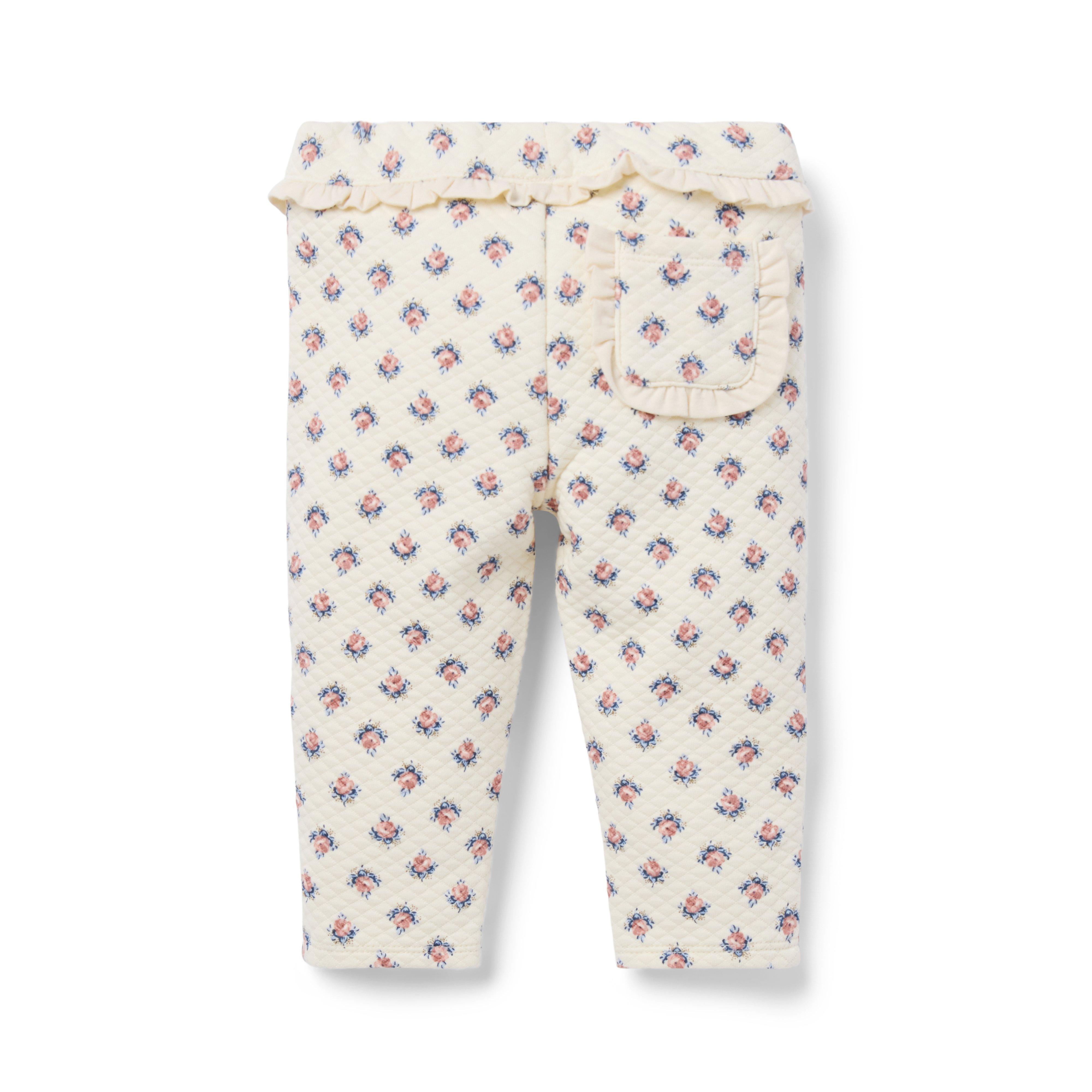 Baby Floral Quilted Jogger image number 1