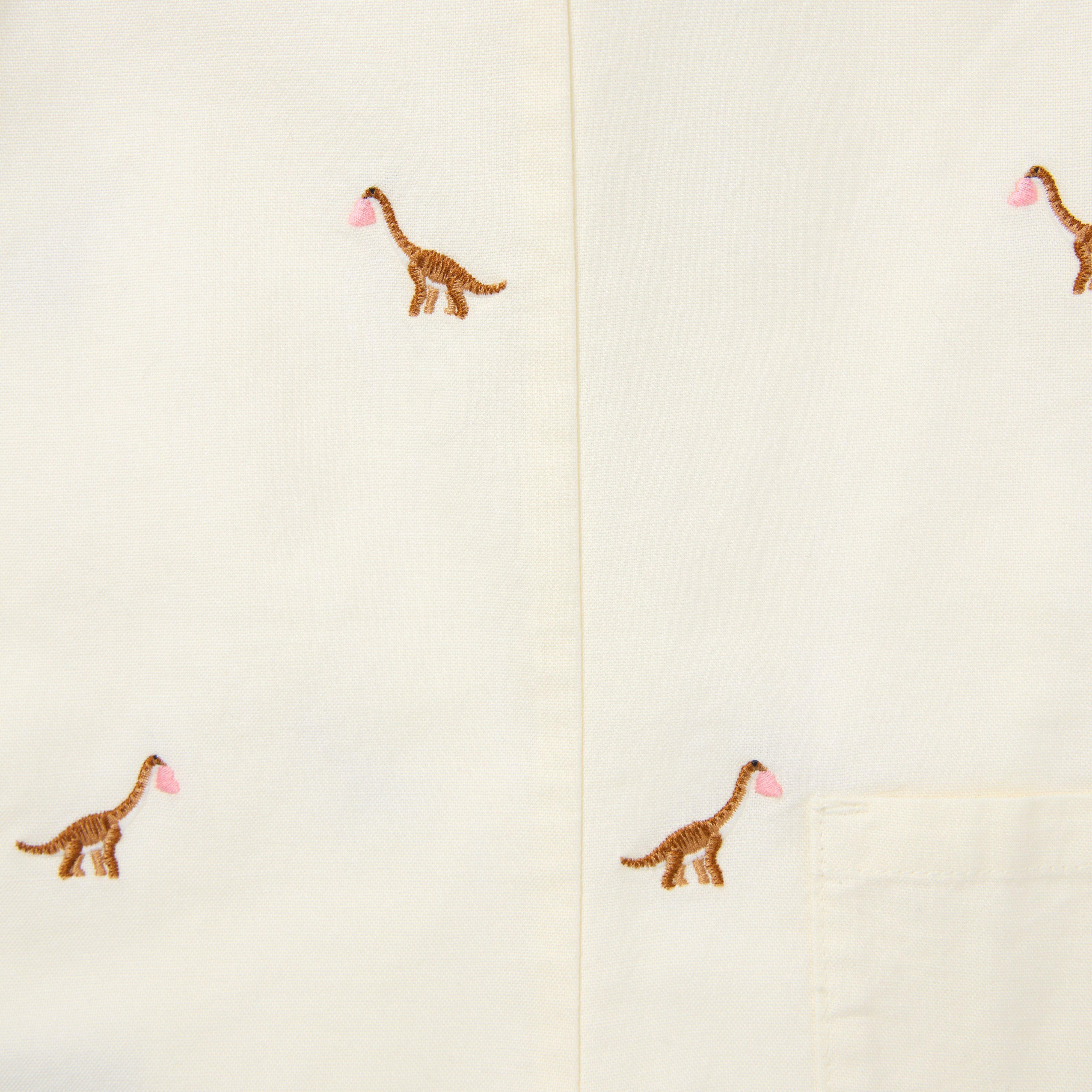 Baby Dinosaur Heart Romper image number 2