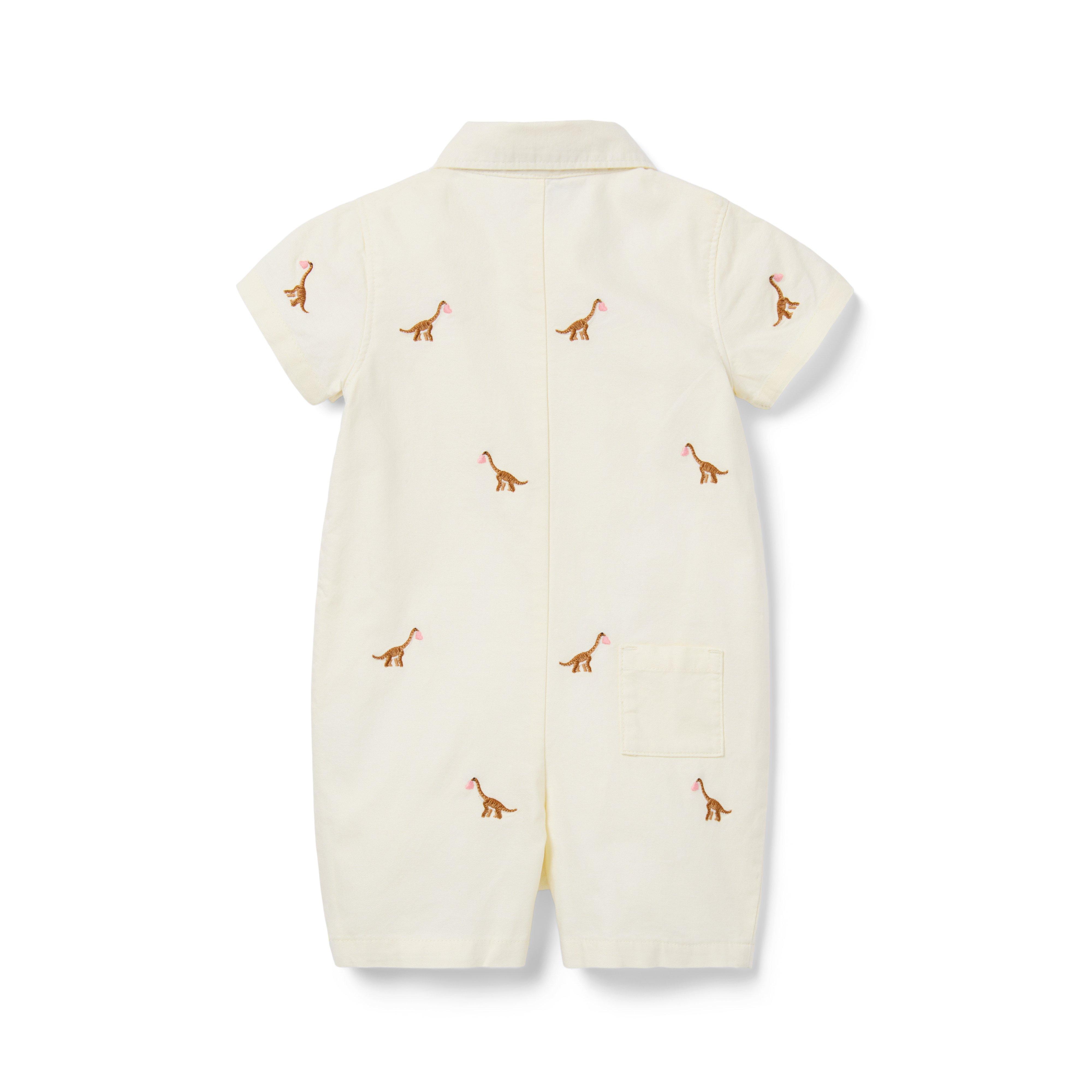 Baby Dinosaur Heart Romper image number 1