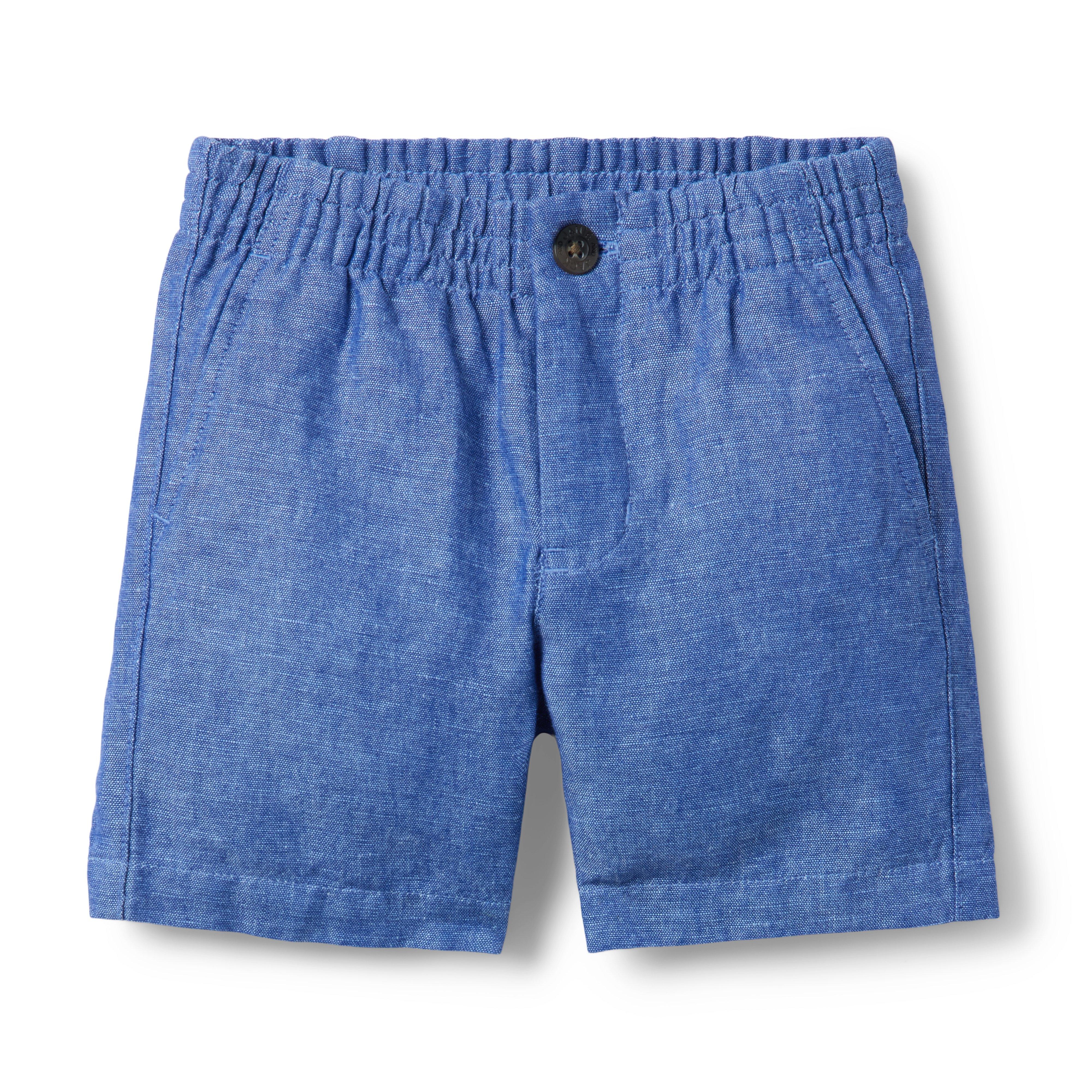 Linen-Cotton Pull-On Short