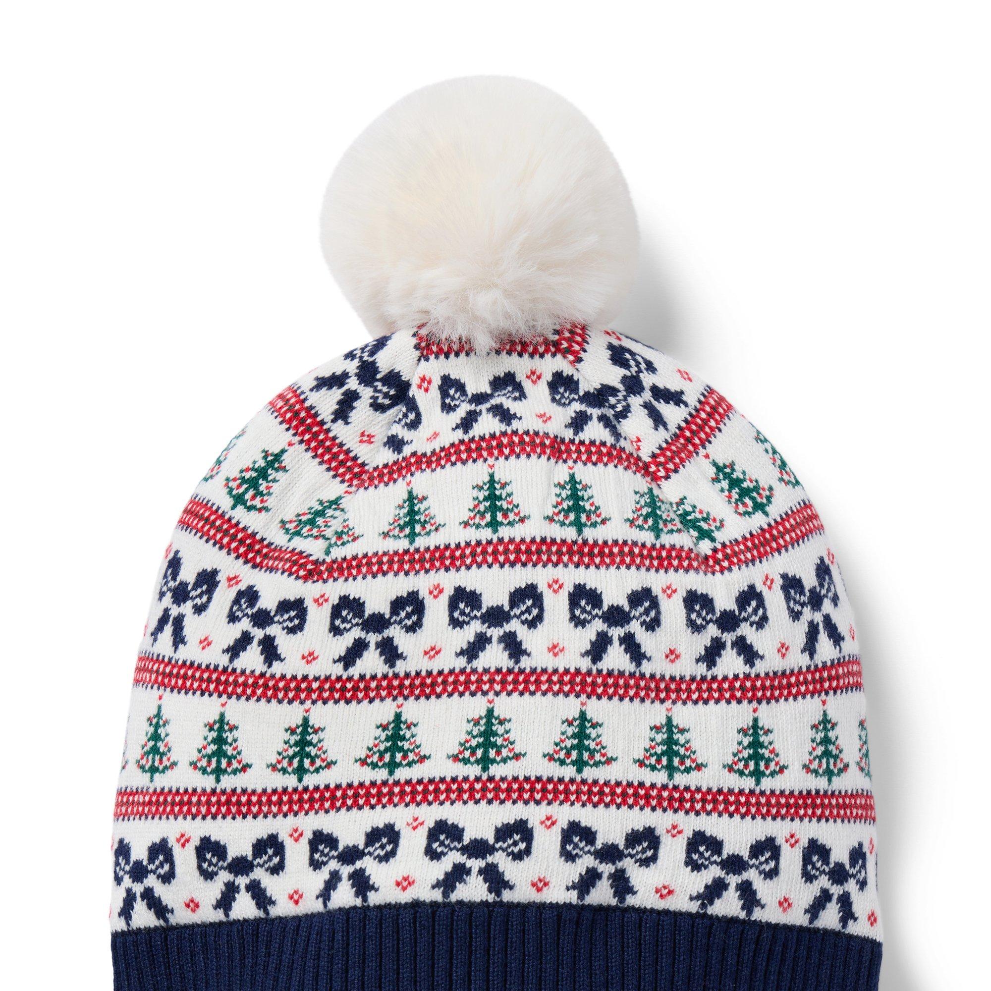 Holiday Fair Isle Pom Beanie image number 1