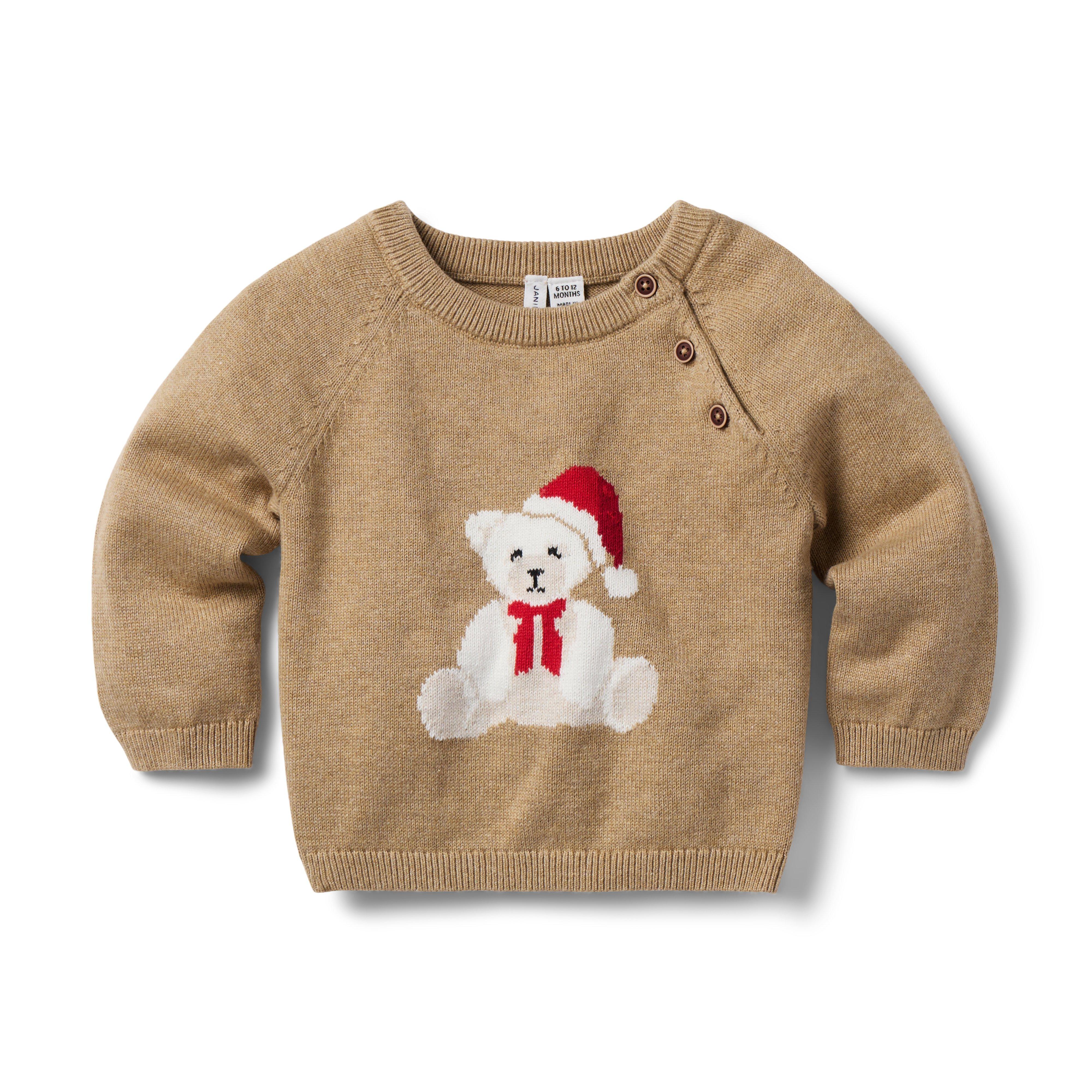 Baby Santa Bear Sweater image number 0