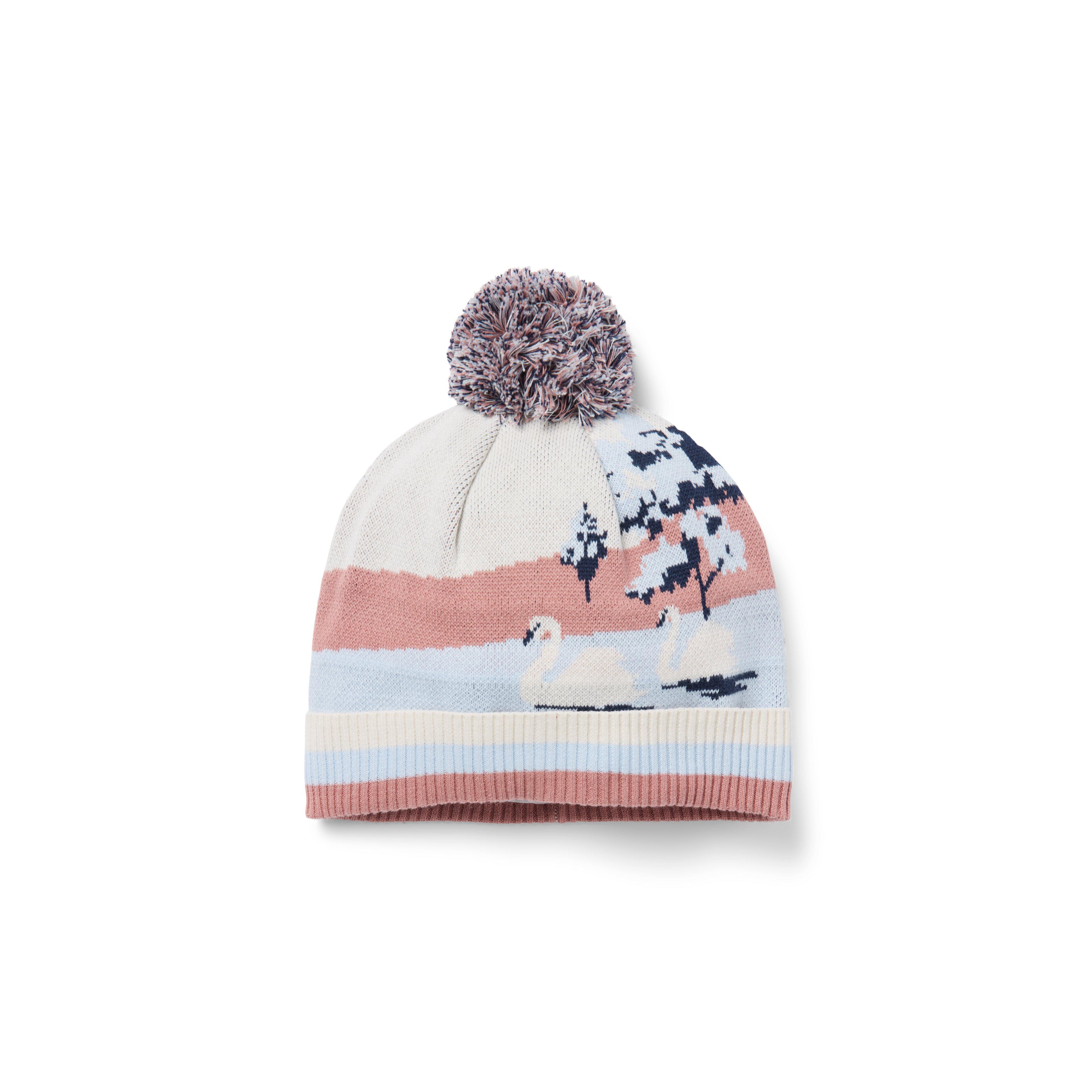 Swan Pom Beanie image number 0