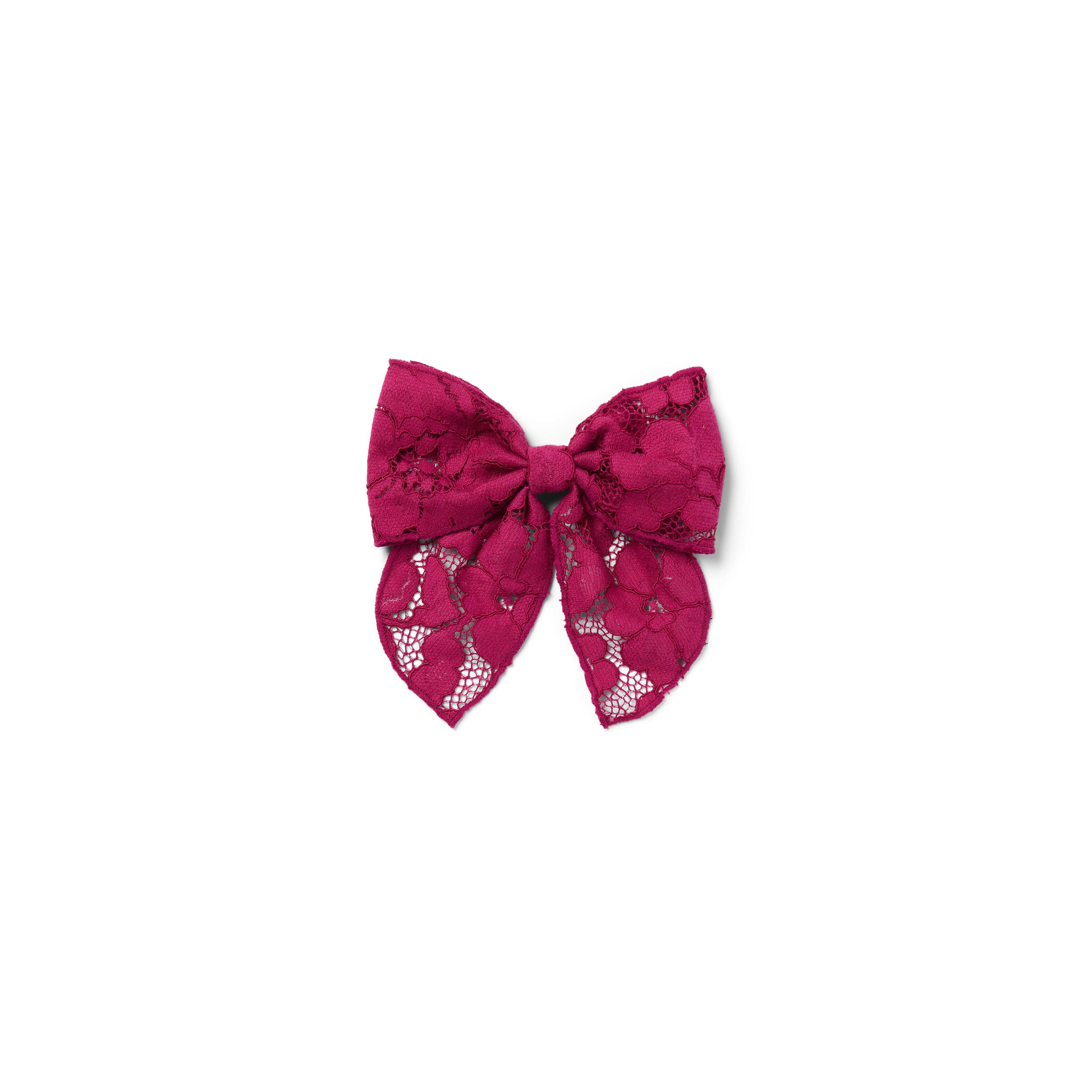 Lace Bow Barrette