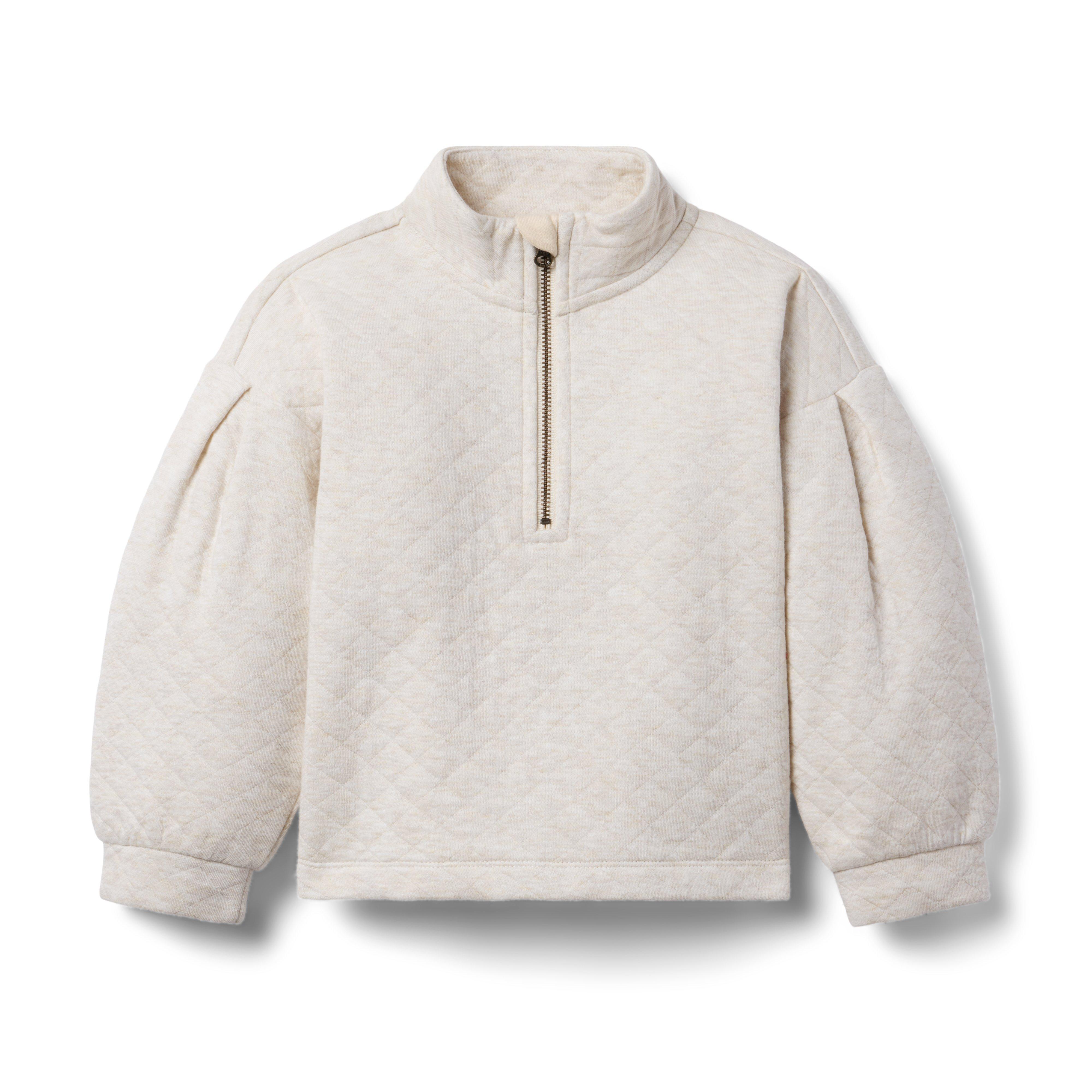 Quilted Half-Zip Sweatshirt image number 0