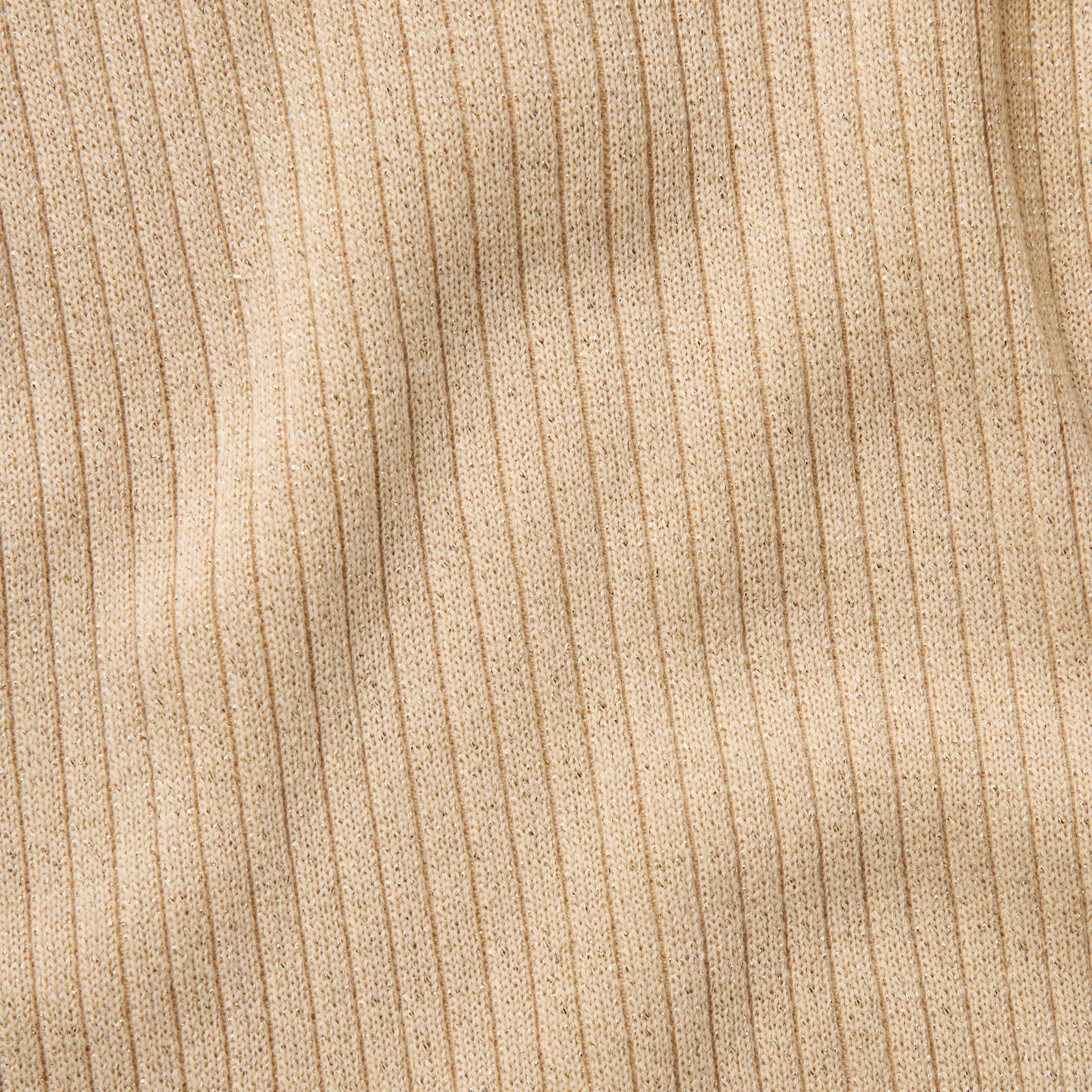 Sparkle Ribbed Ruffle Top image number 2