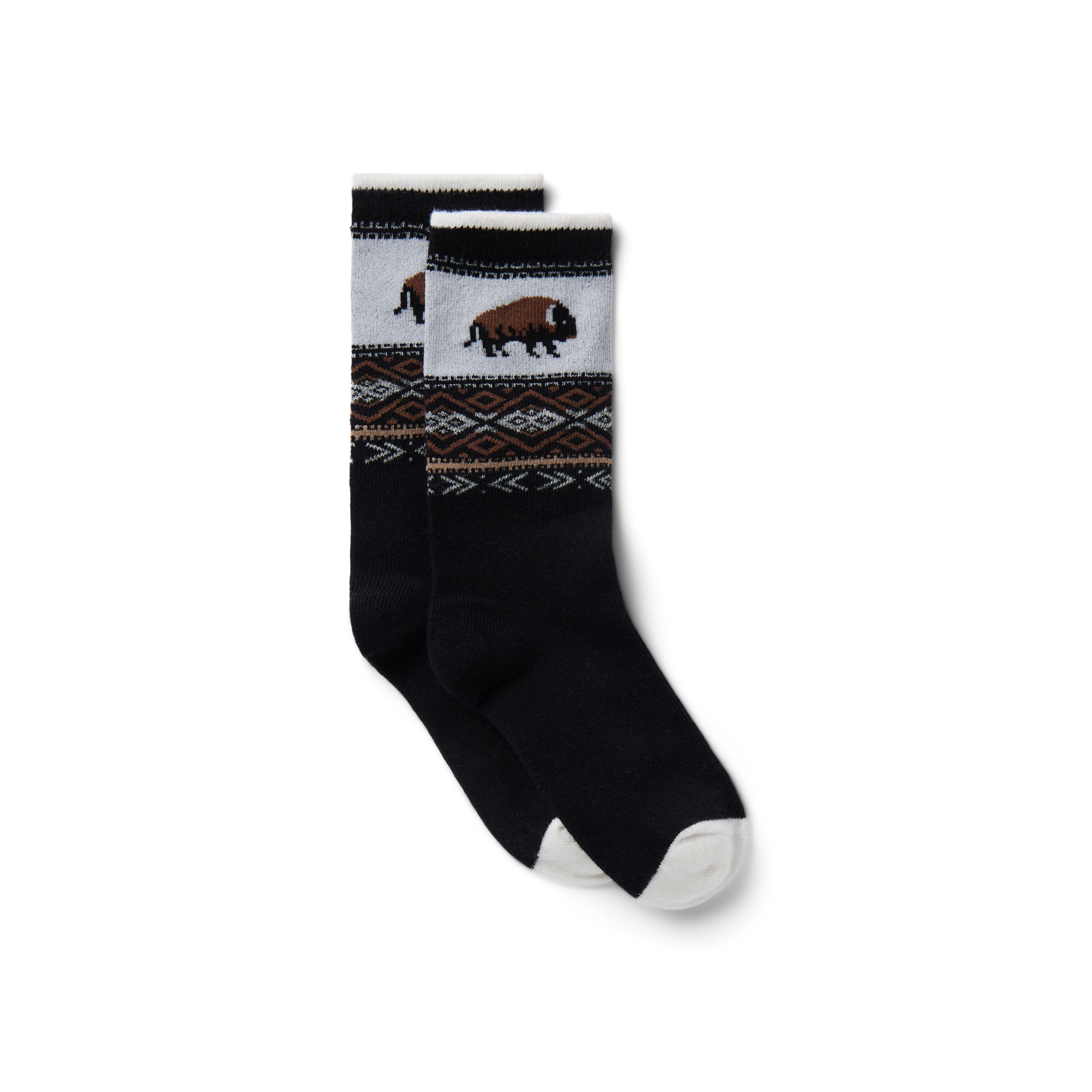 Buffalo Fair Isle Sock 