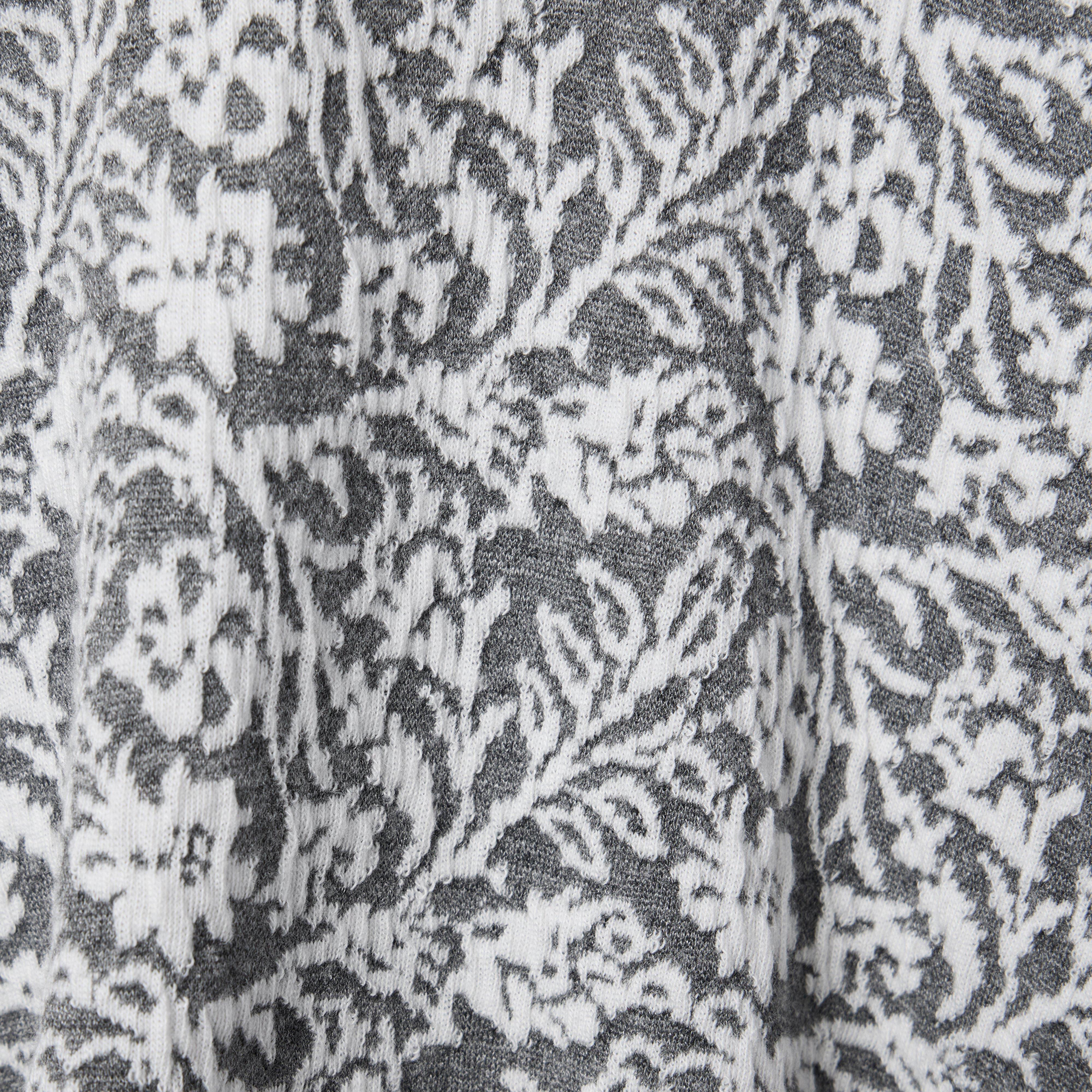 Floral Jacquard Ruffle Dress image number 1