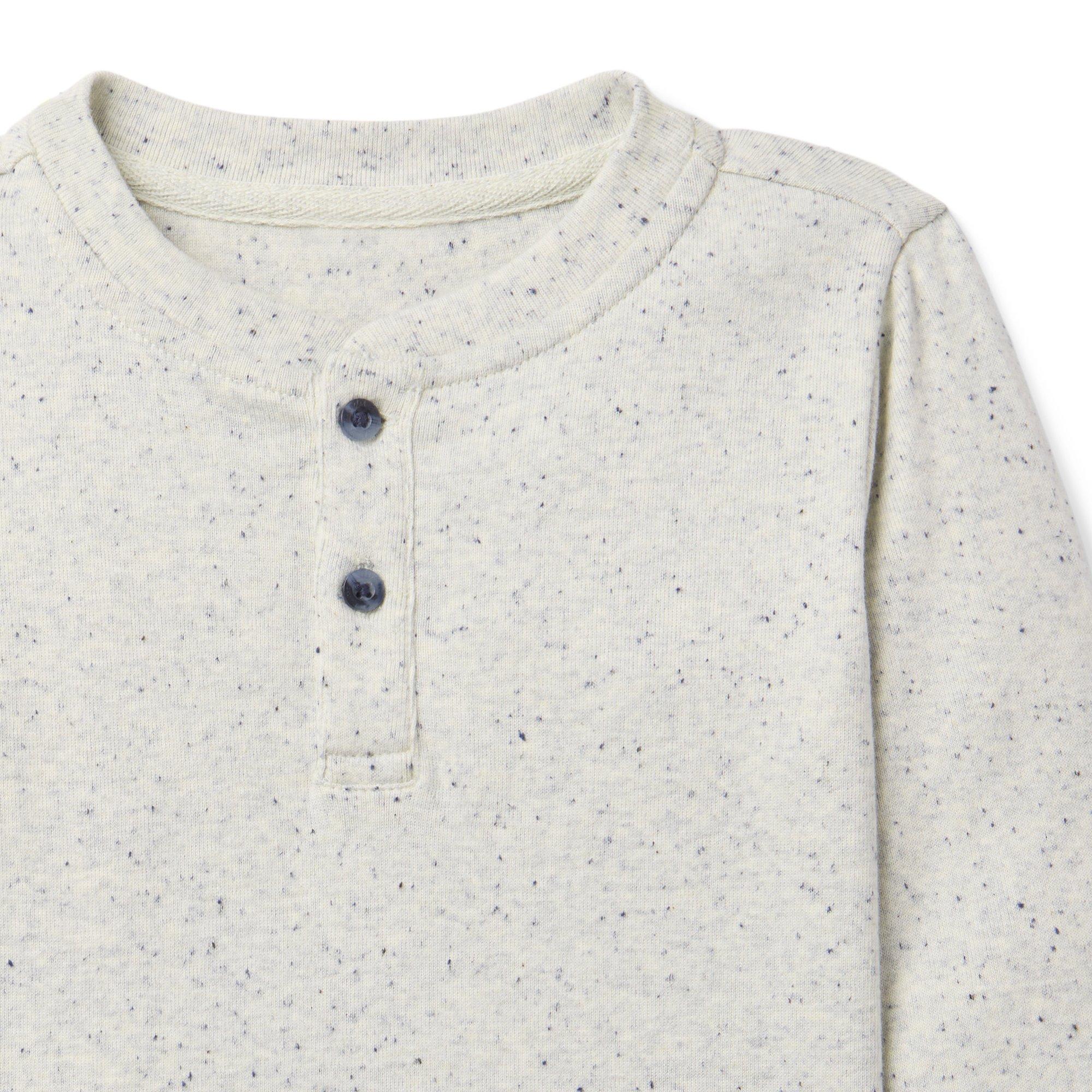Speckled Henley Tee image number 1