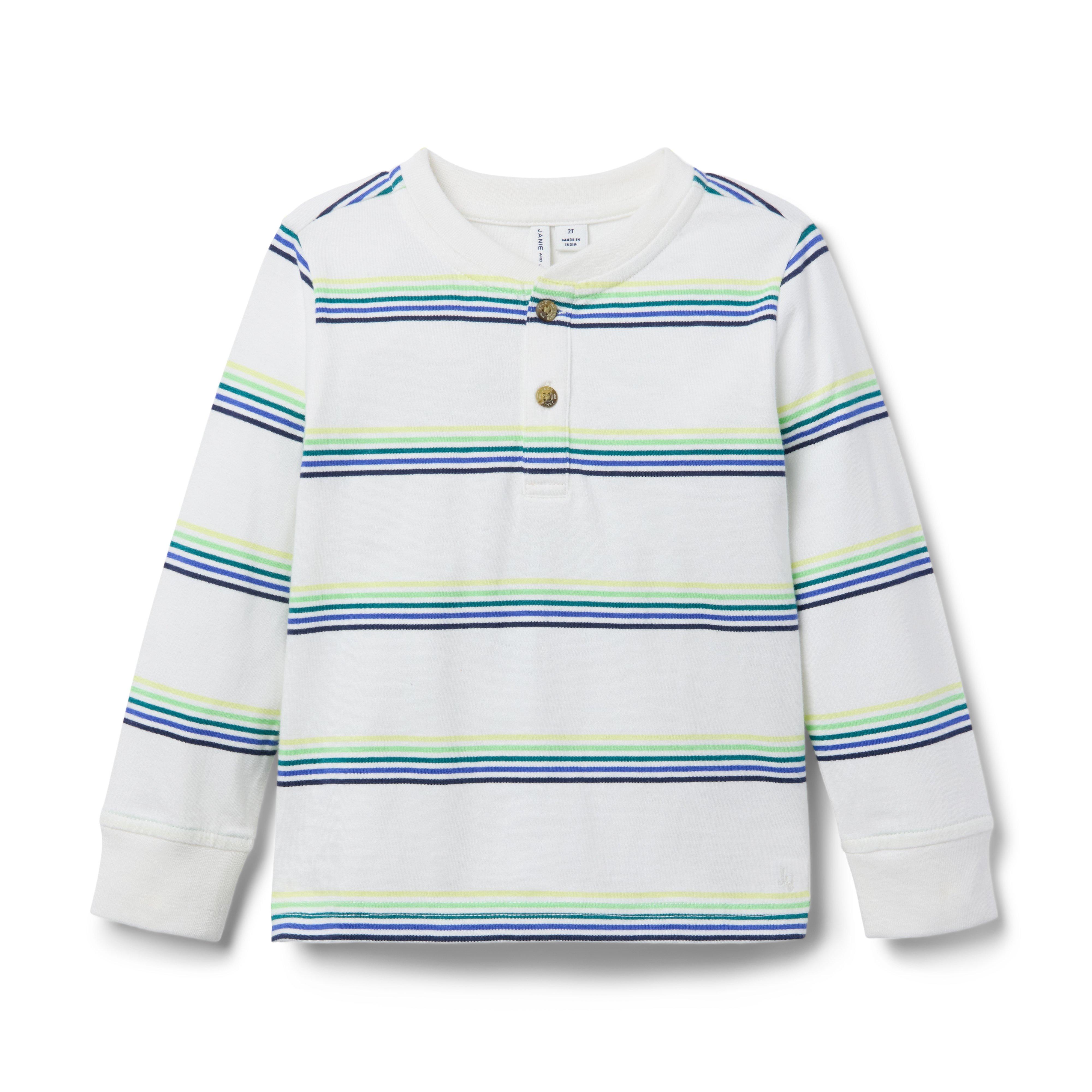 Striped Henley Tee