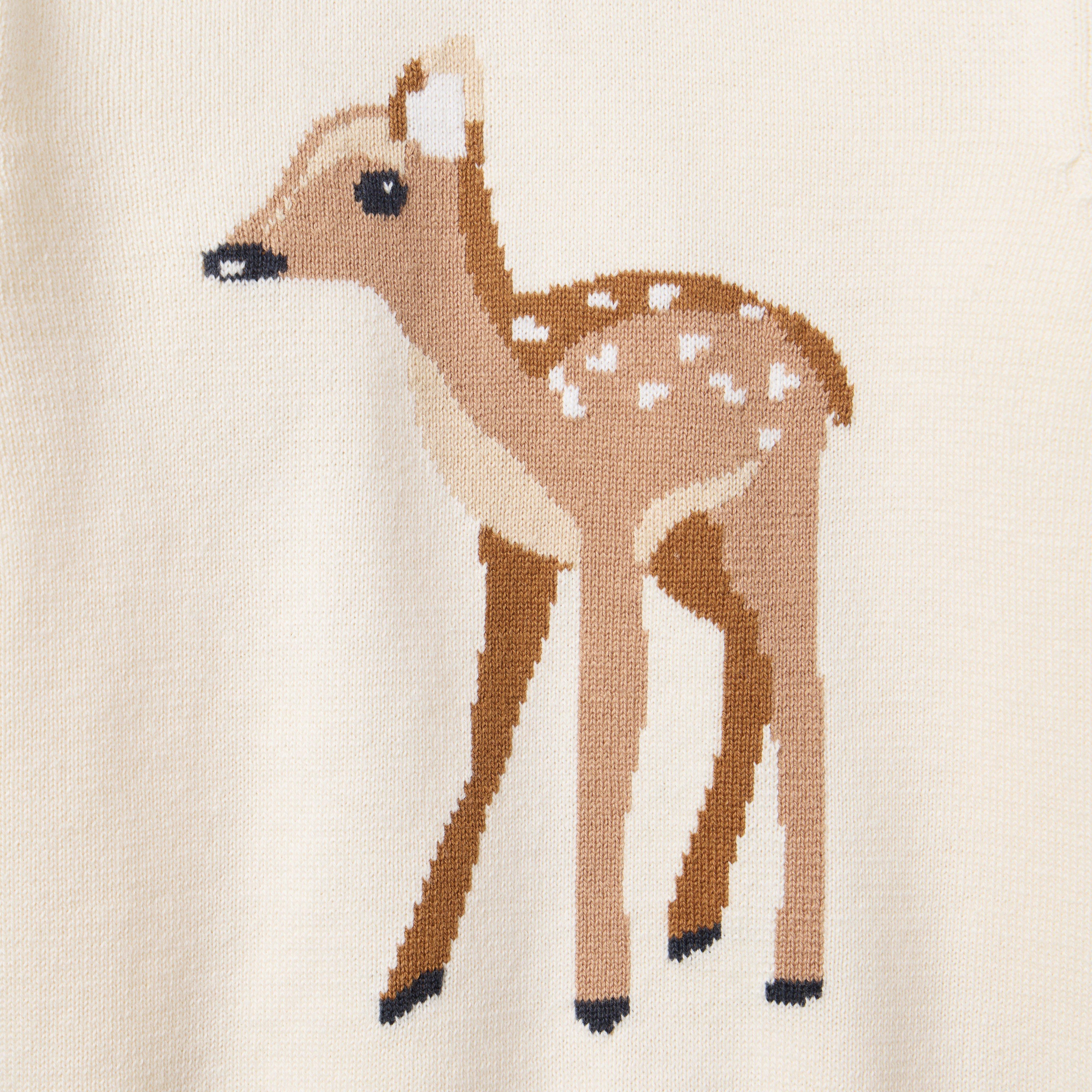 Deer Ruffle Sweater image number 2