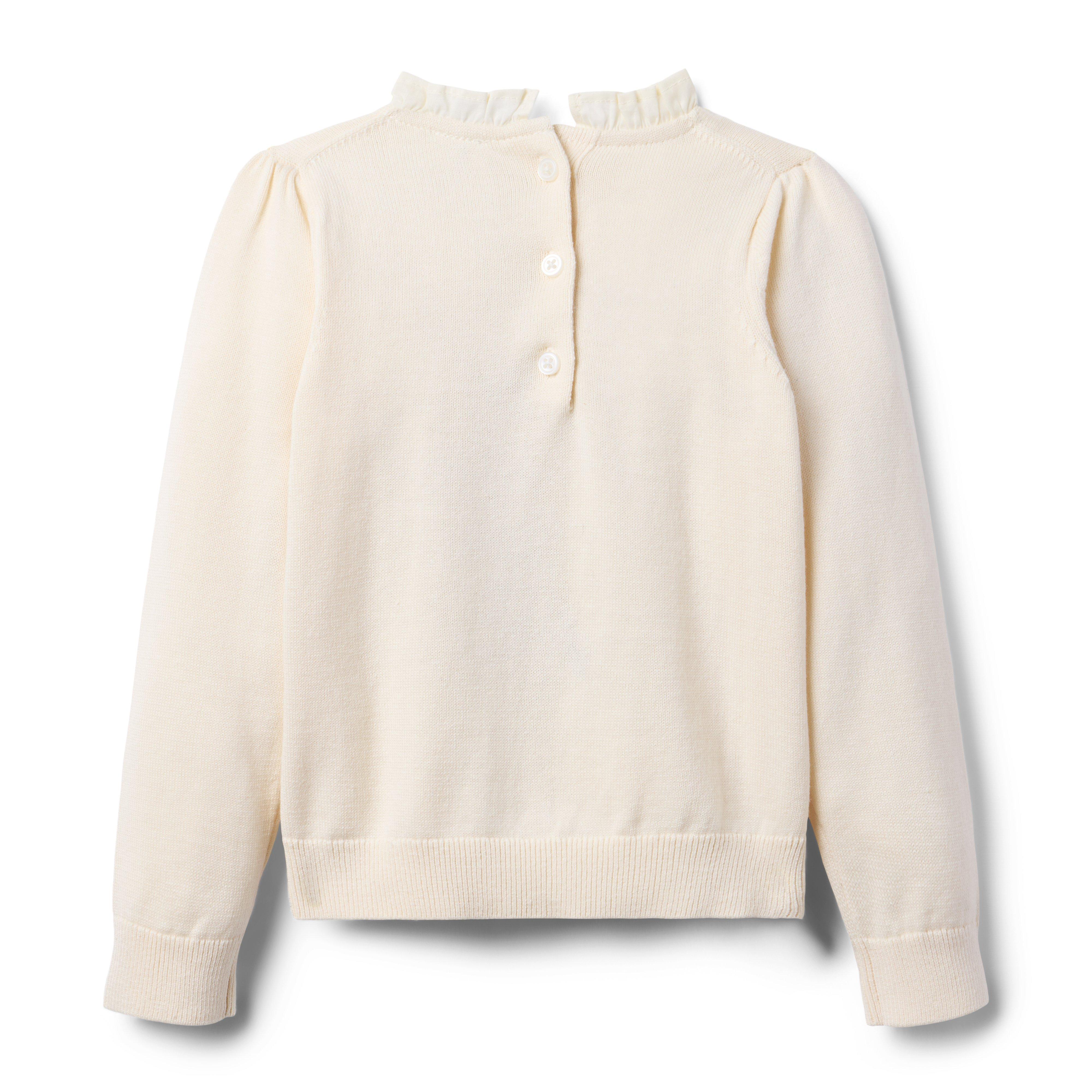 Deer Ruffle Sweater image number 1