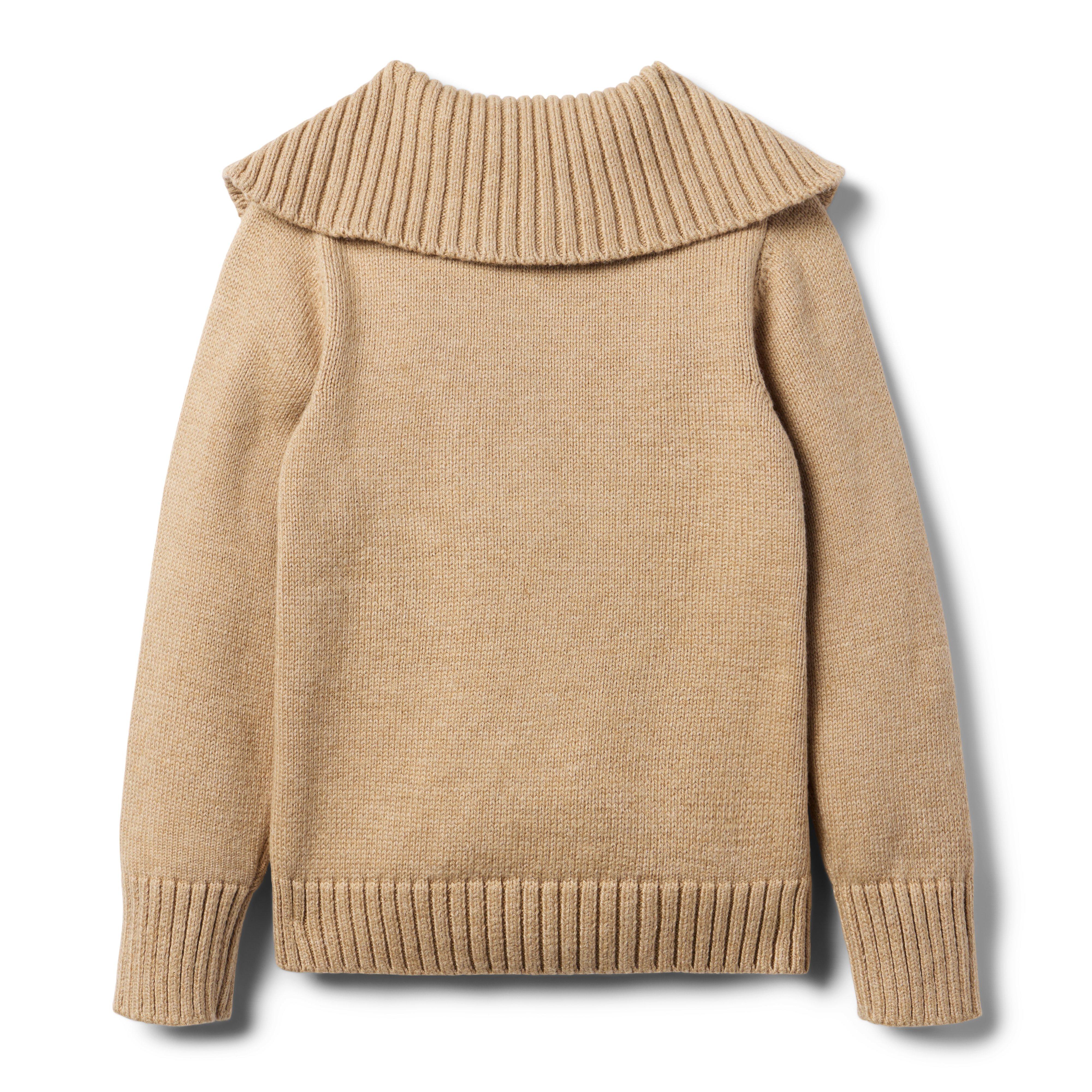 Cable Knit Half-Zip Sweater image number 1