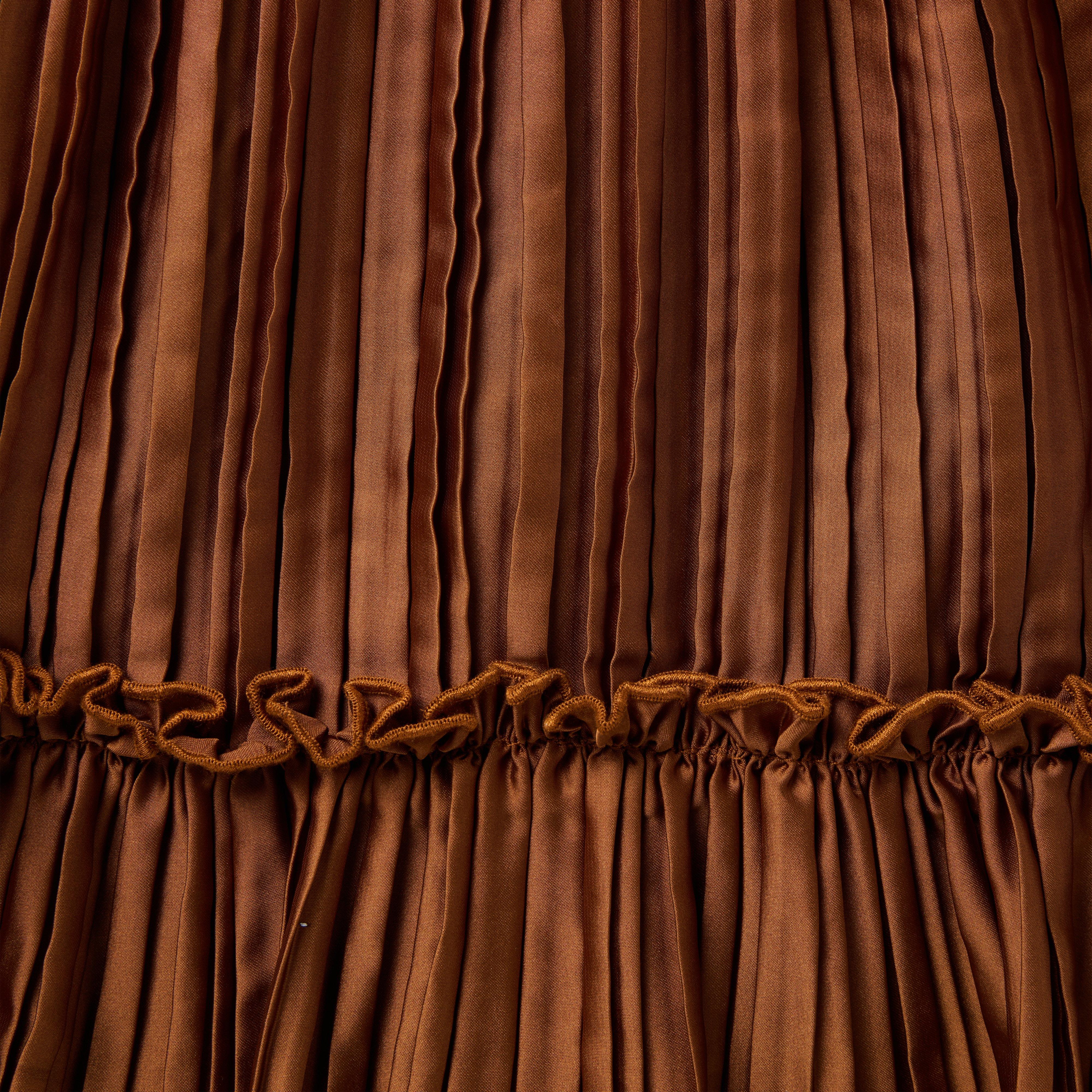Satin Pleated Dress image number 2