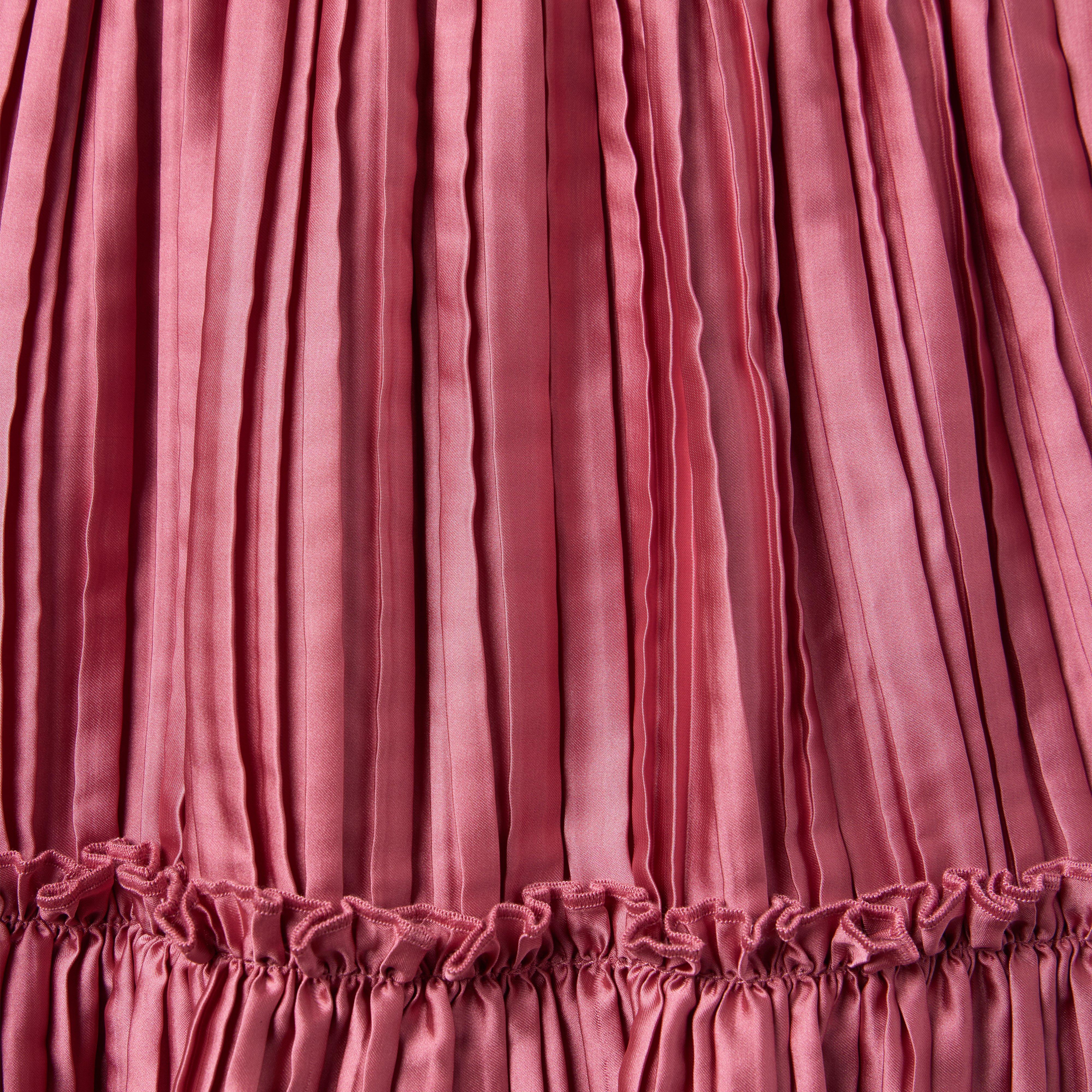 Satin Pleated Dress image number 2