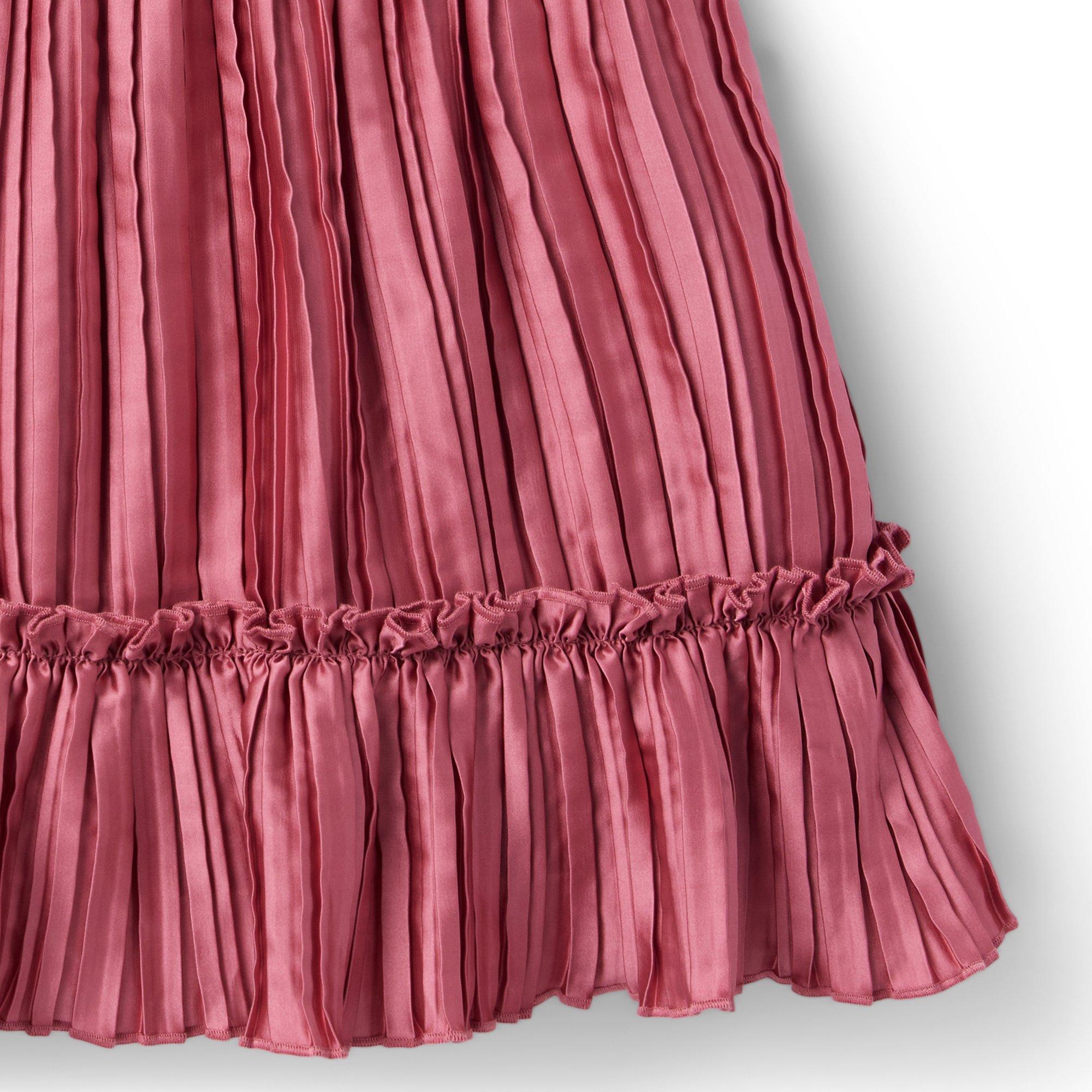 Satin Pleated Dress image number 3