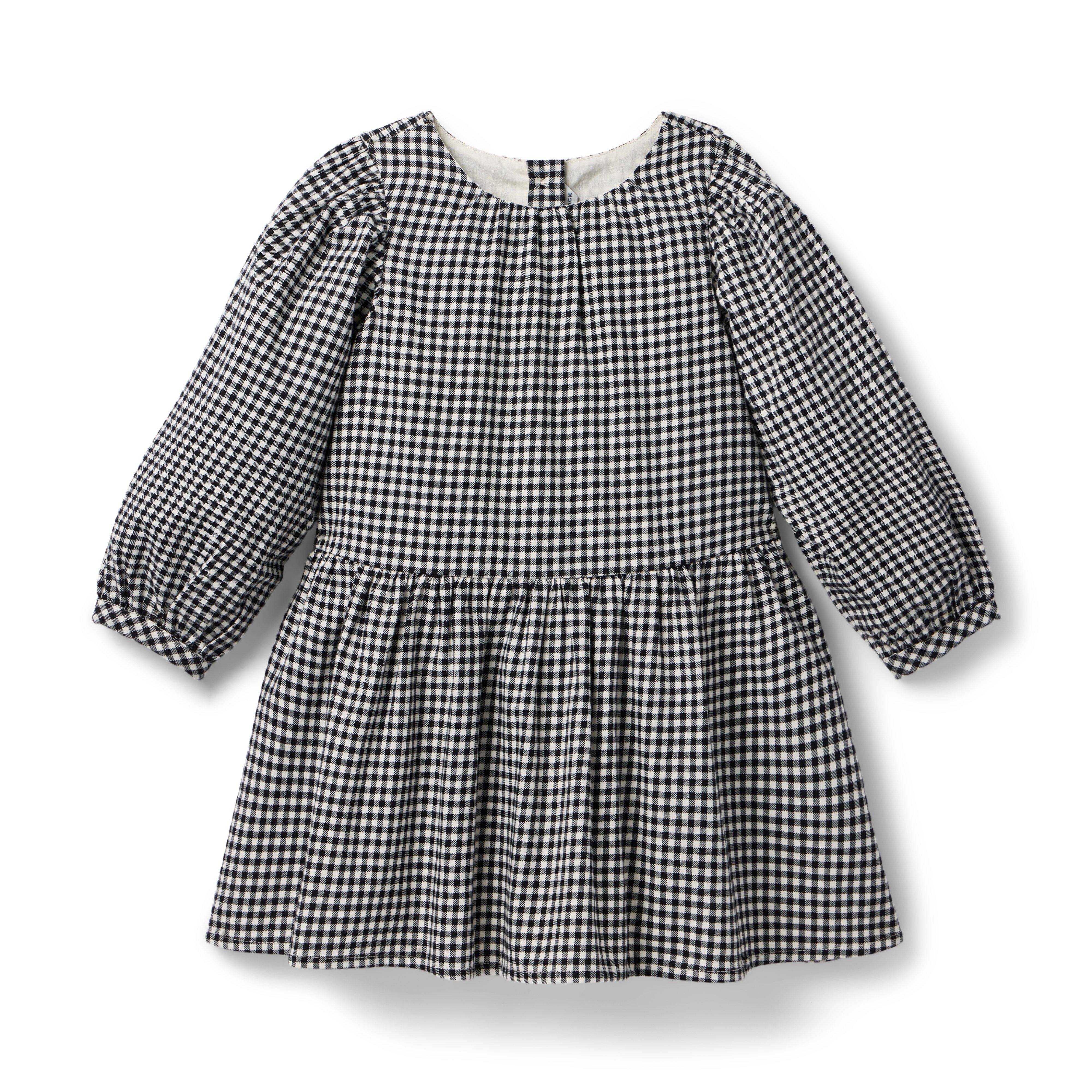 Gingham Twill Dress