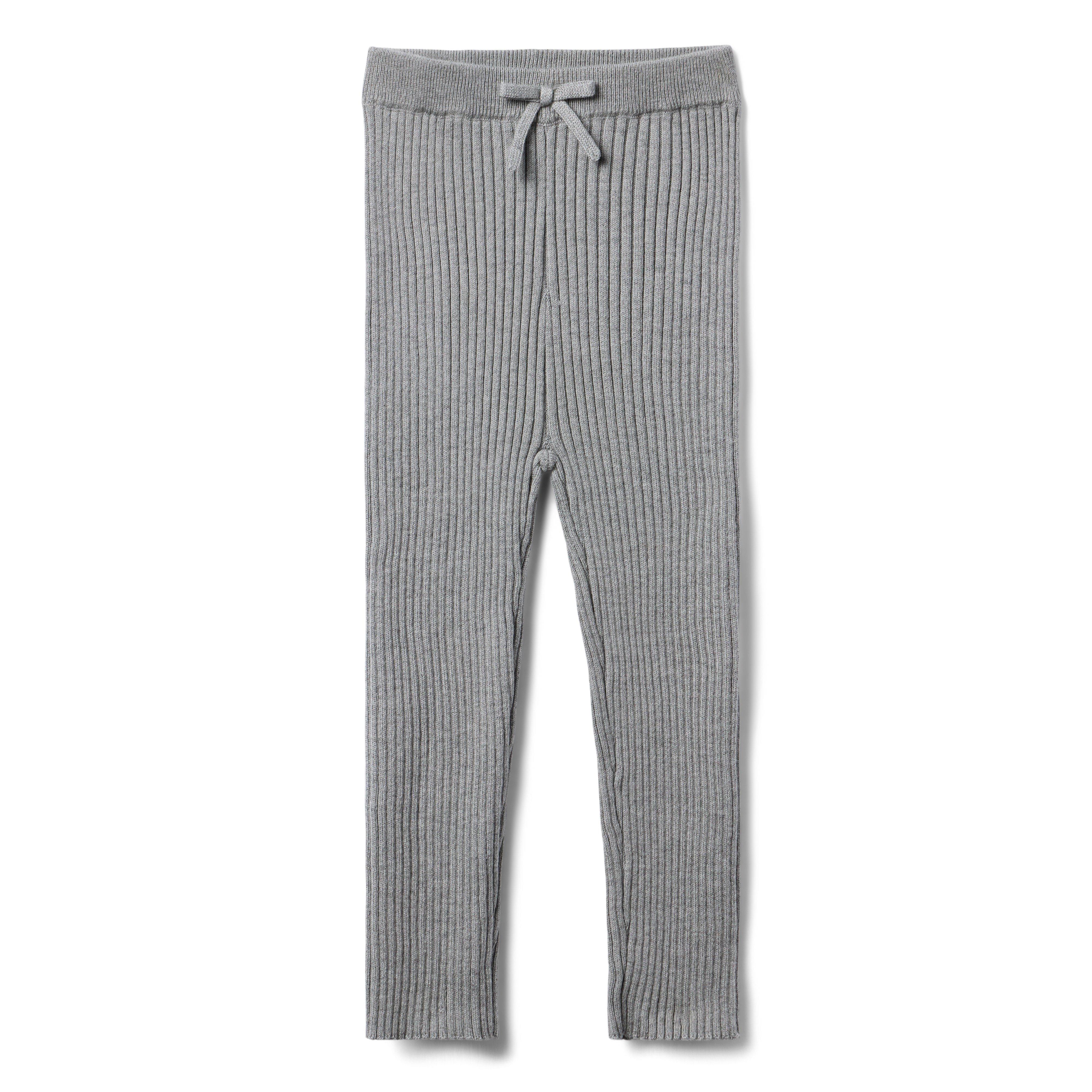 Ribbed Bow Legging