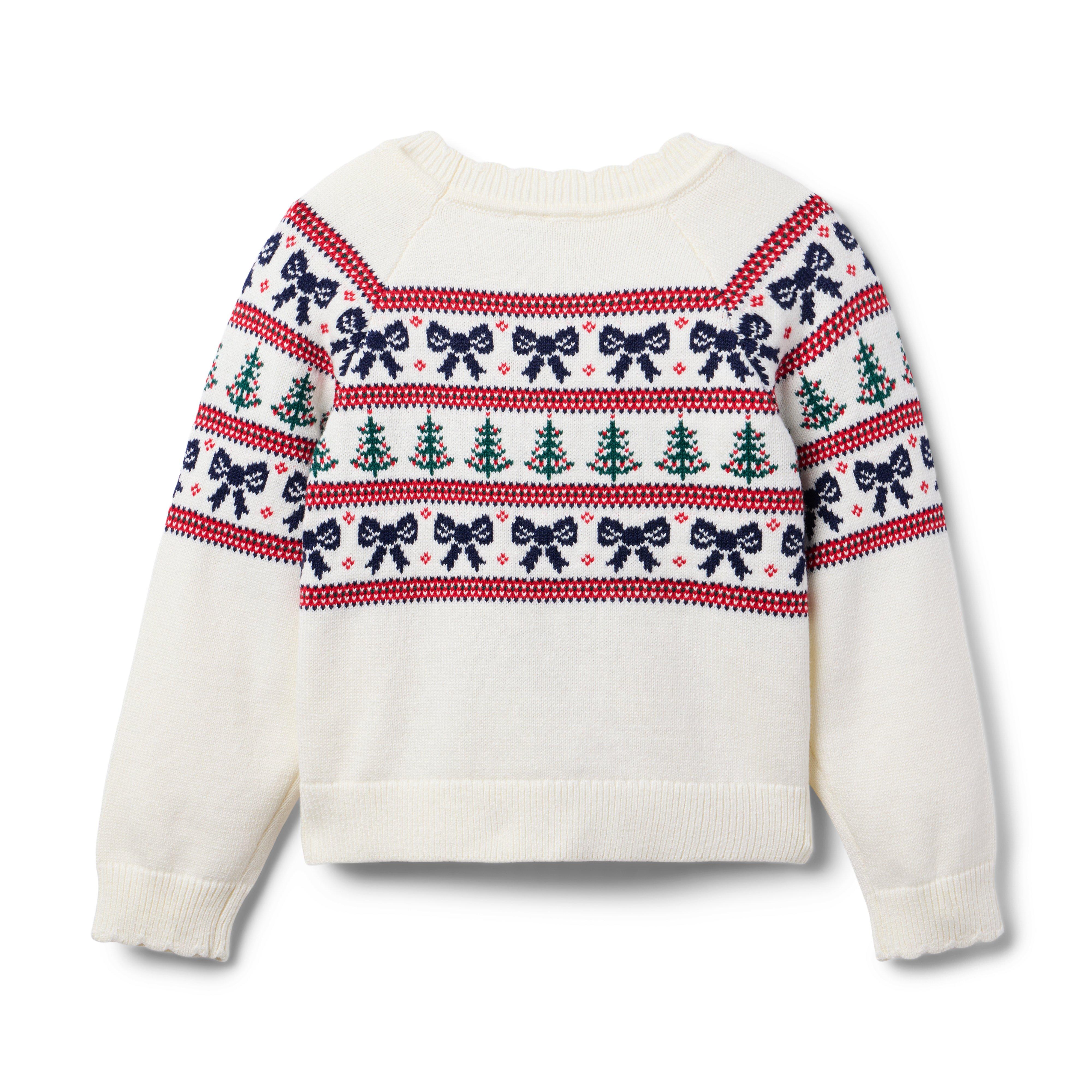 Cream holiday sweater best sale