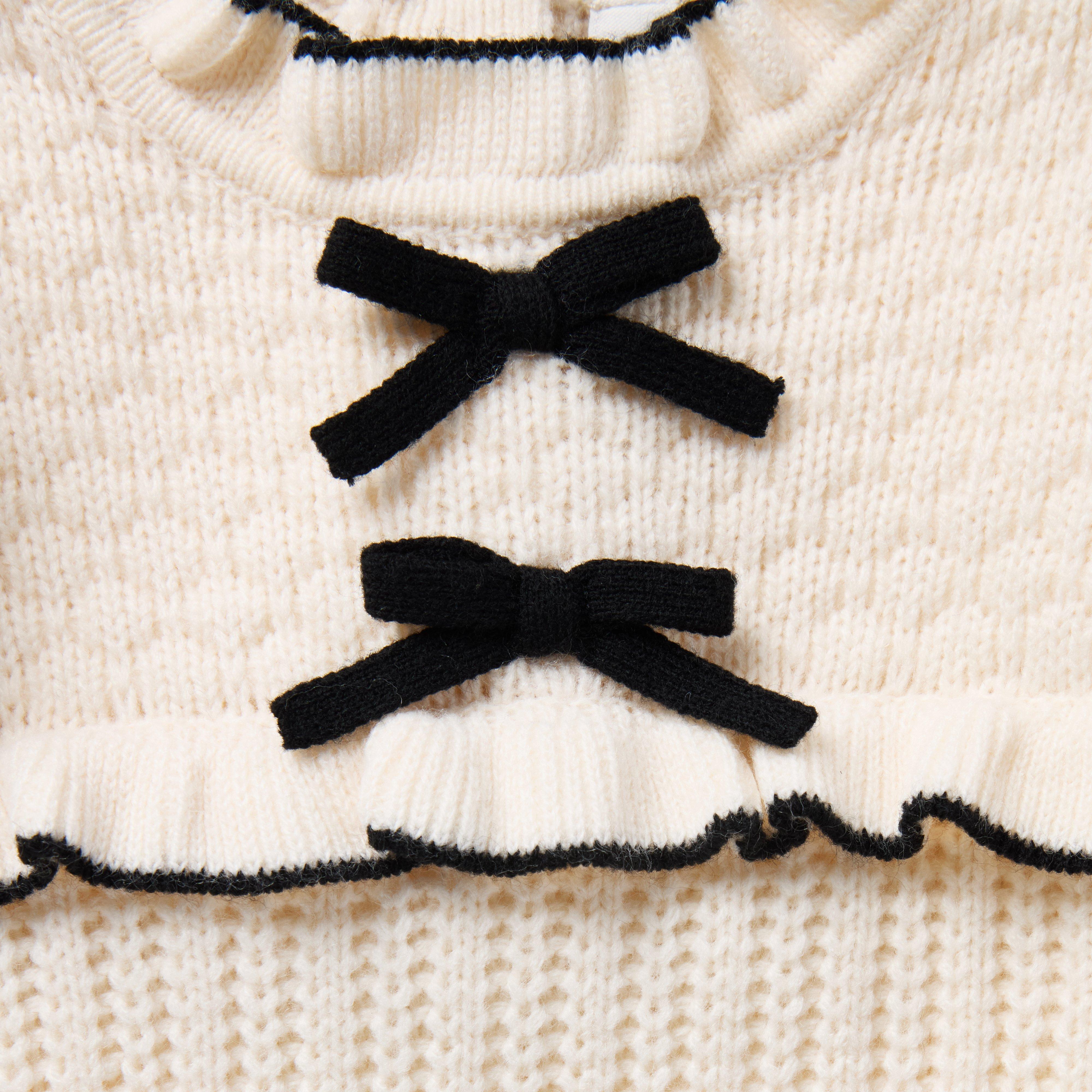 Textured Bow Sweater image number 2