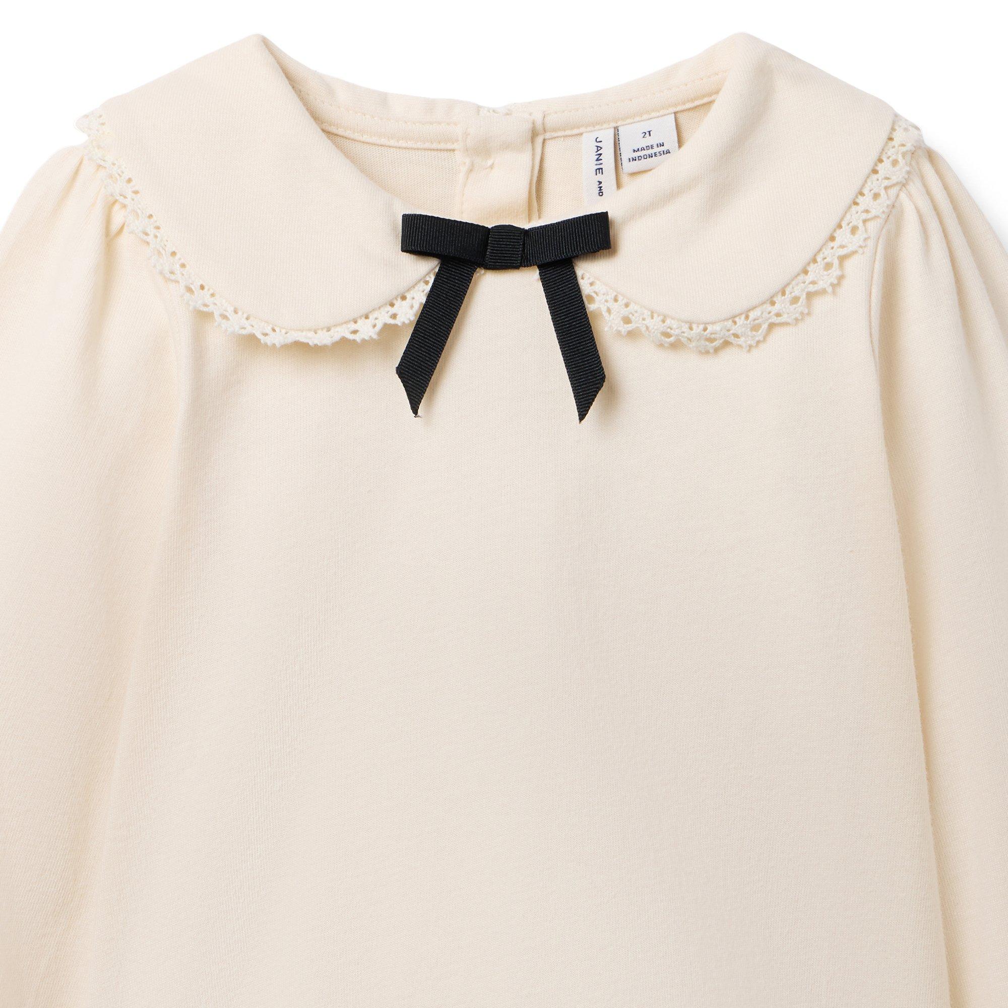 Lace Collared Top  image number 2