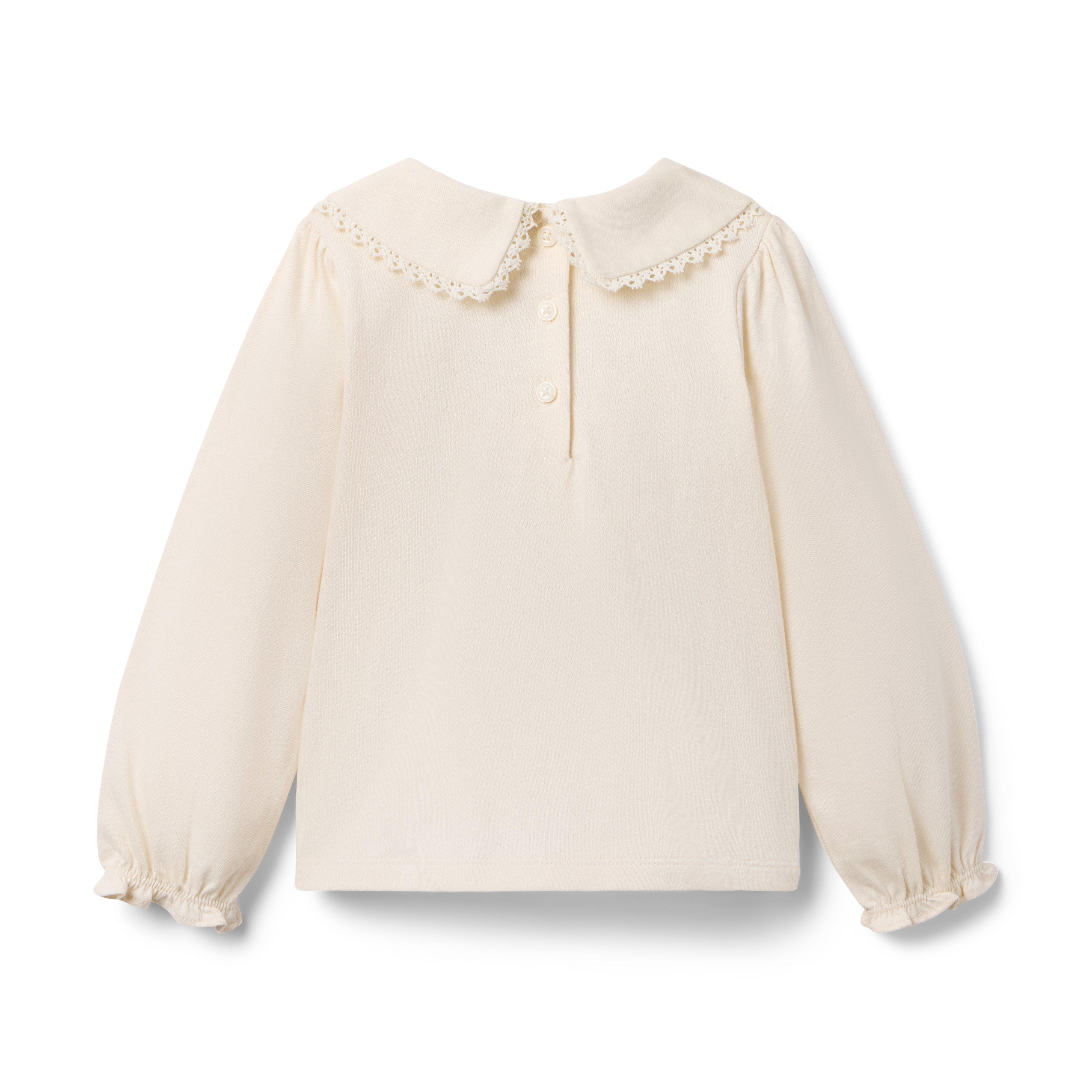 Lace Collared Top  image number 1