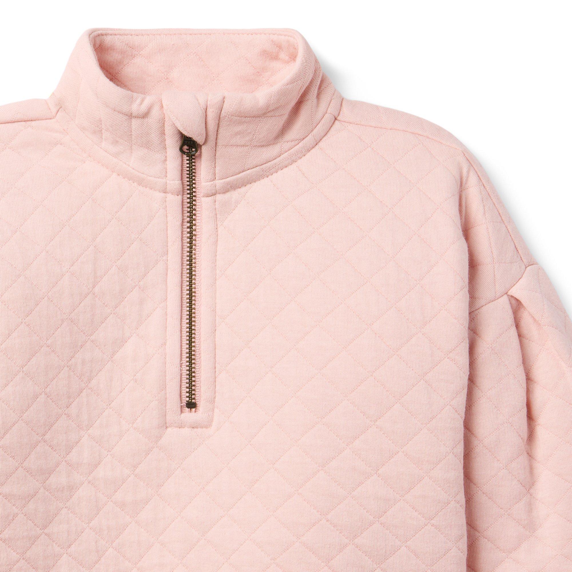 Quilted Half-Zip Sweatshirt image number 1