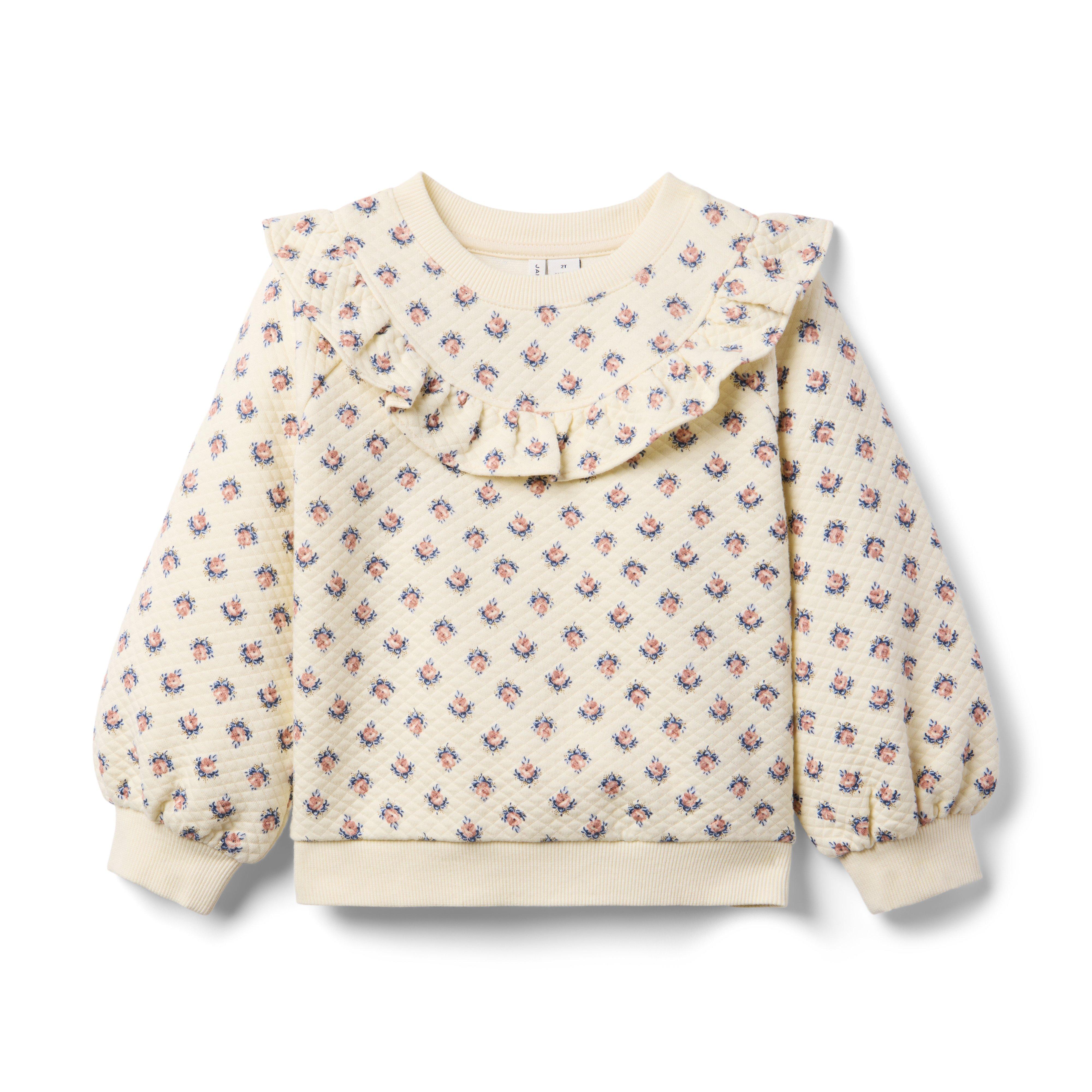 Floral Quilted Sweatshirt image number 0