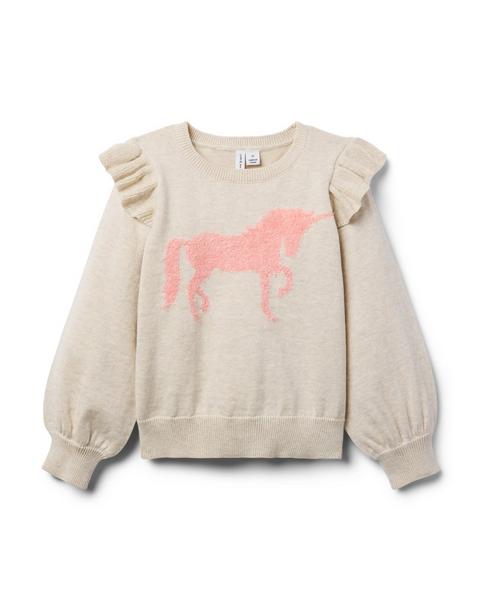 Unicorn Ruffle Sweater