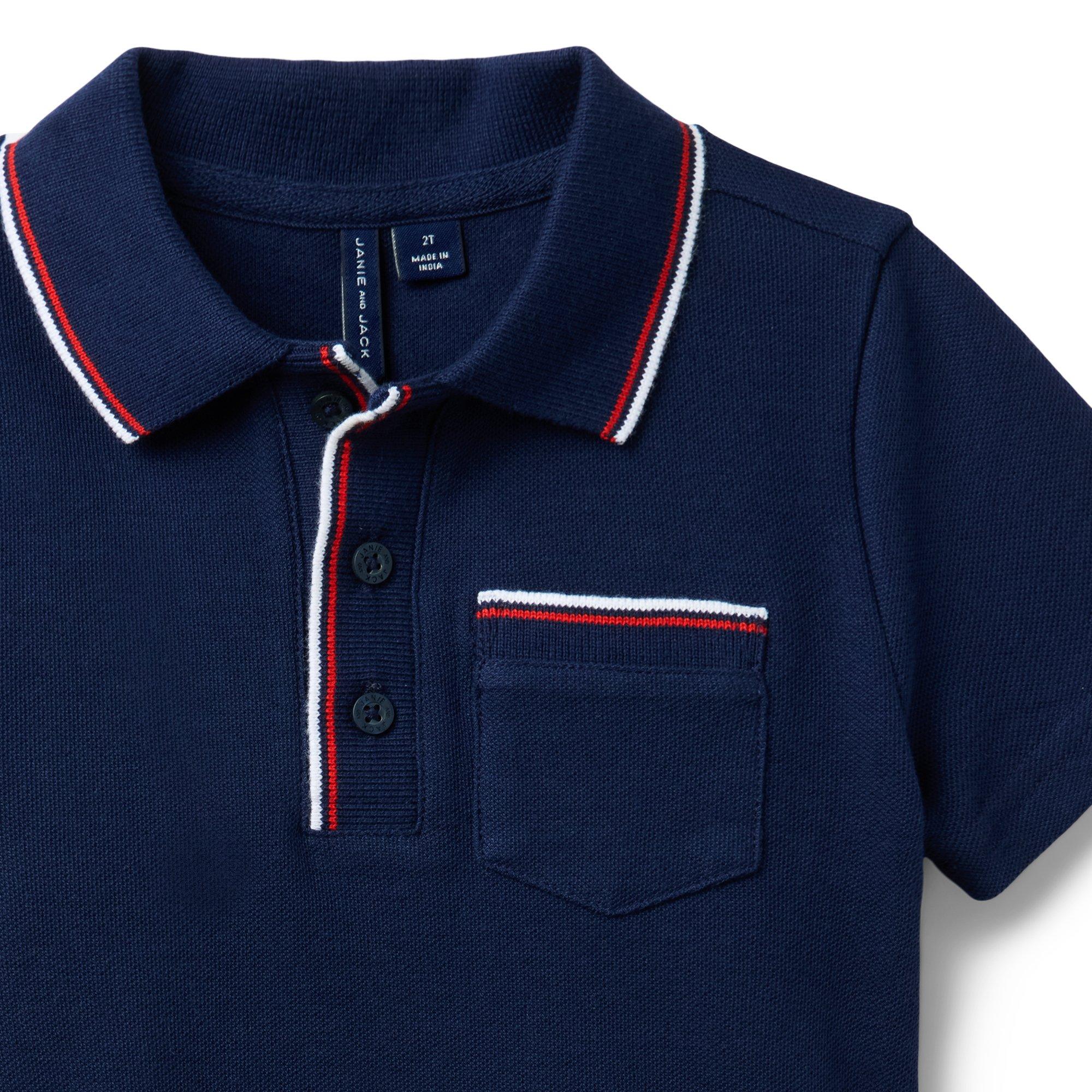 The Stripe Pocket Polo image number 1