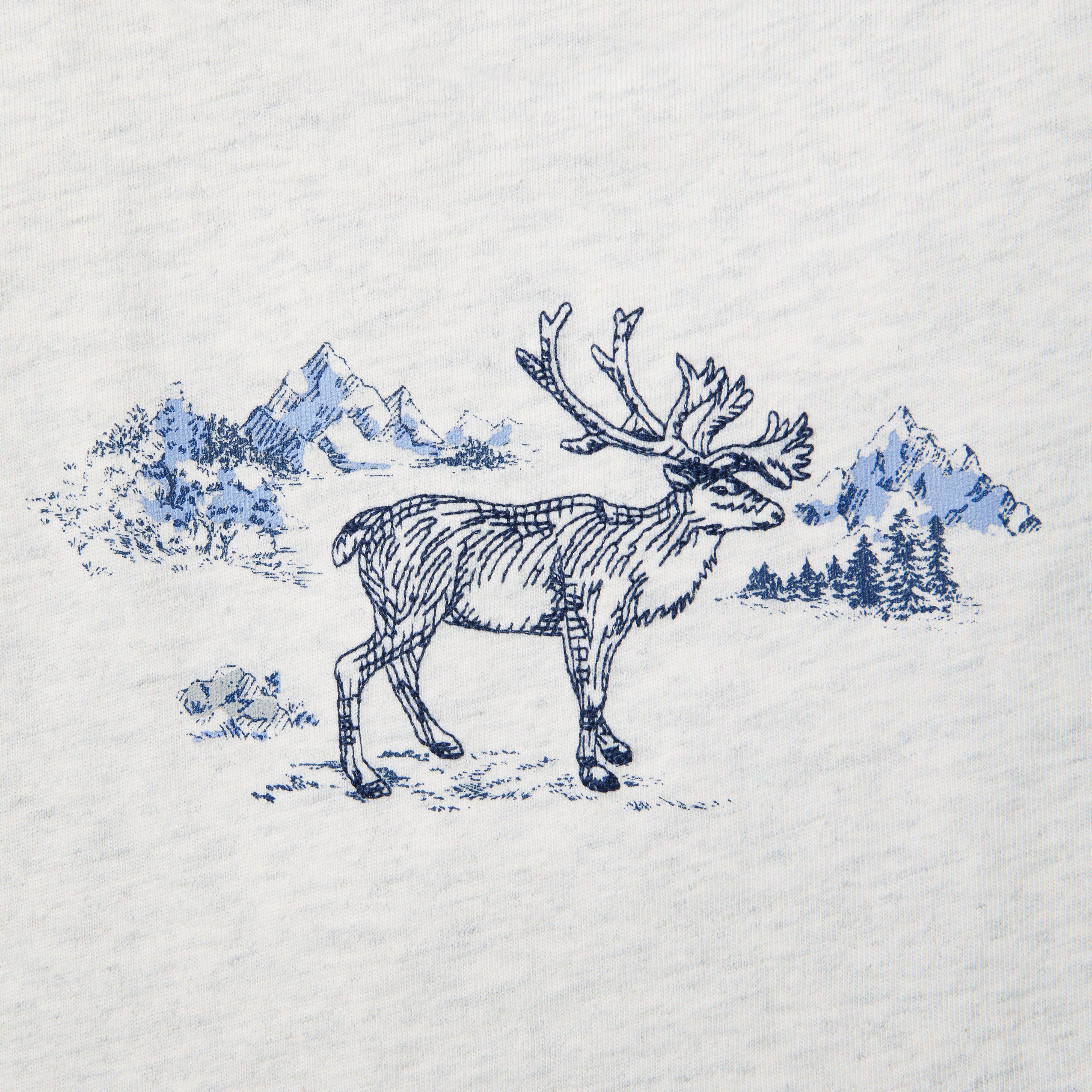 Embroidered Deer Tee image number 1
