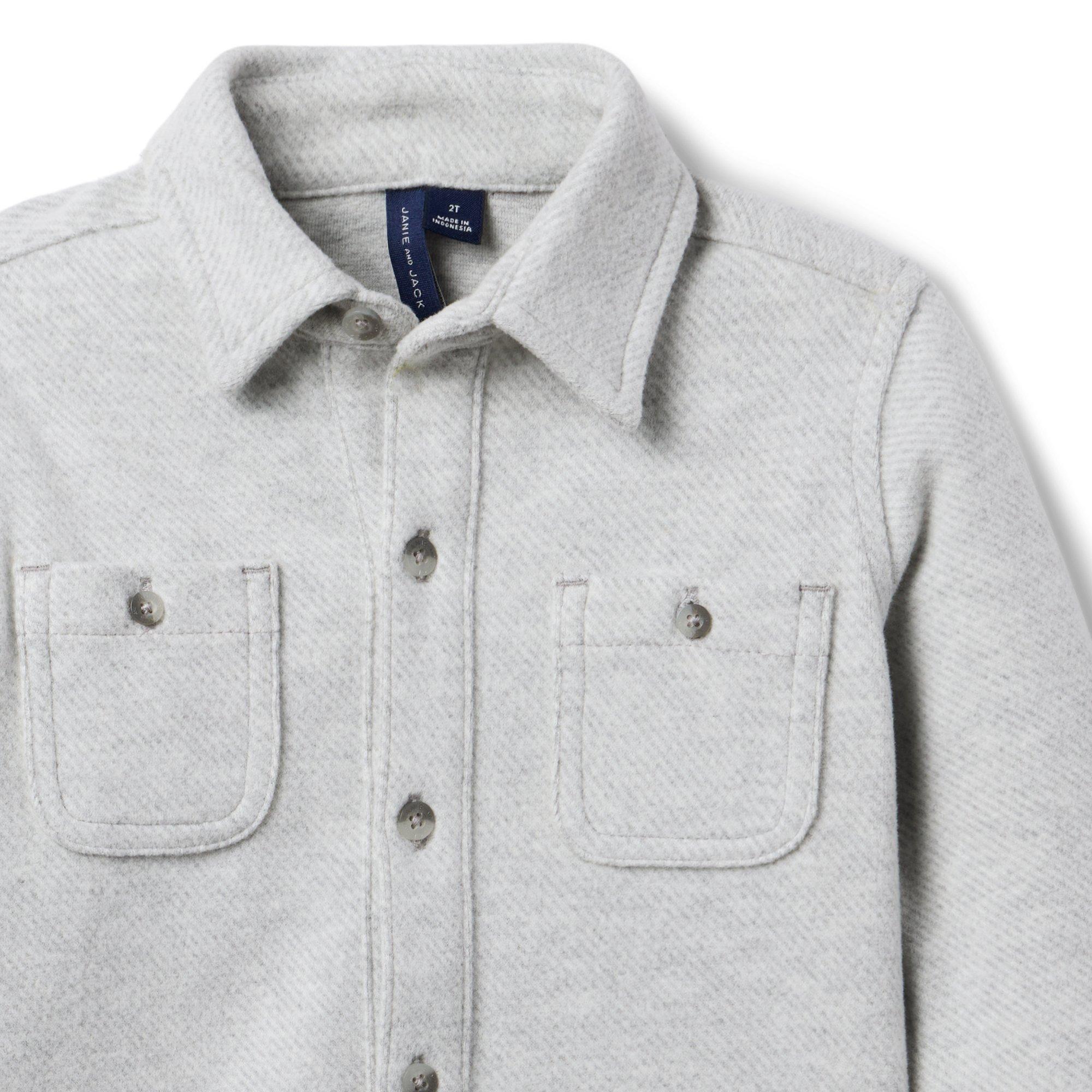 Knit Twill Shirt image number 1