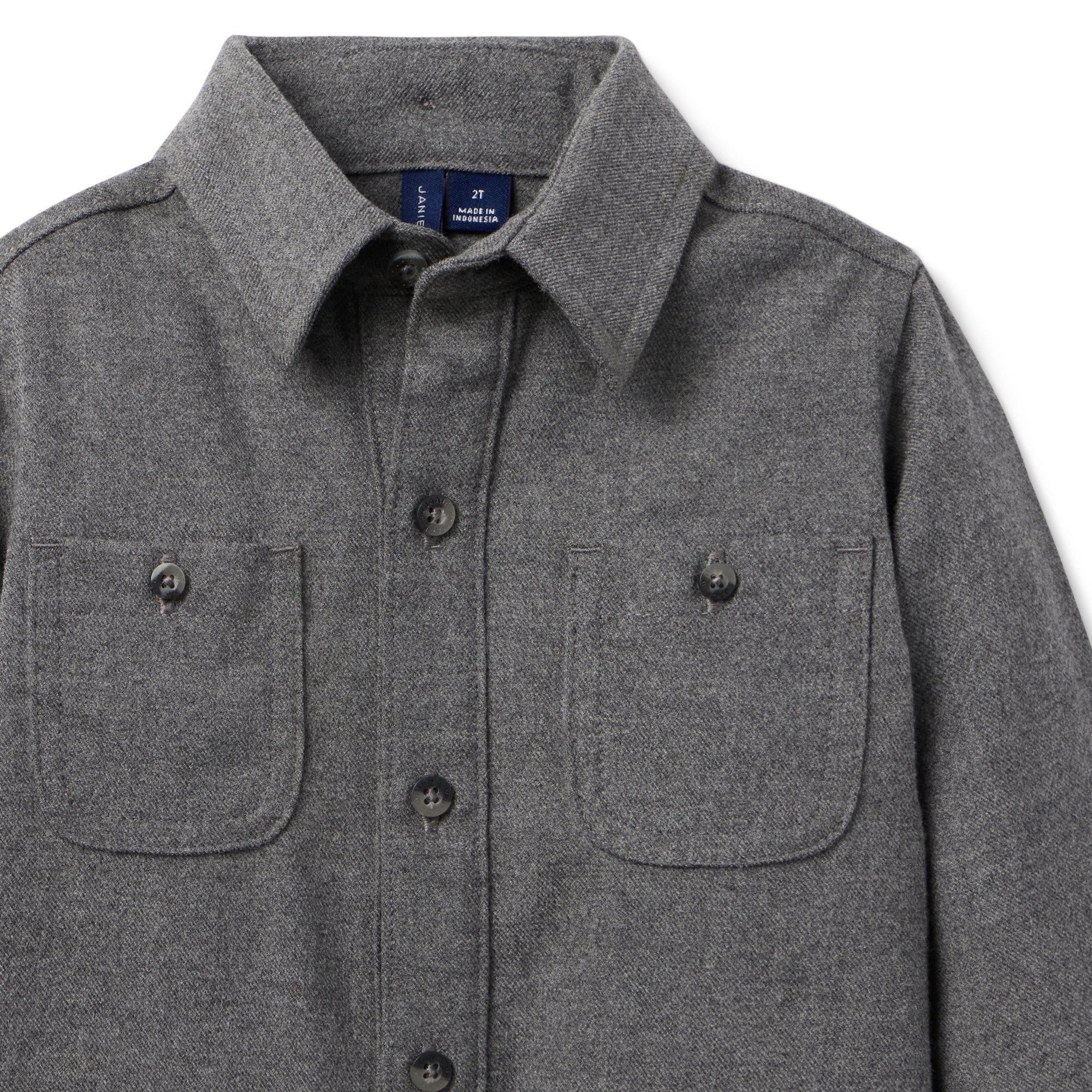 Knit Twill Shirt image number 1