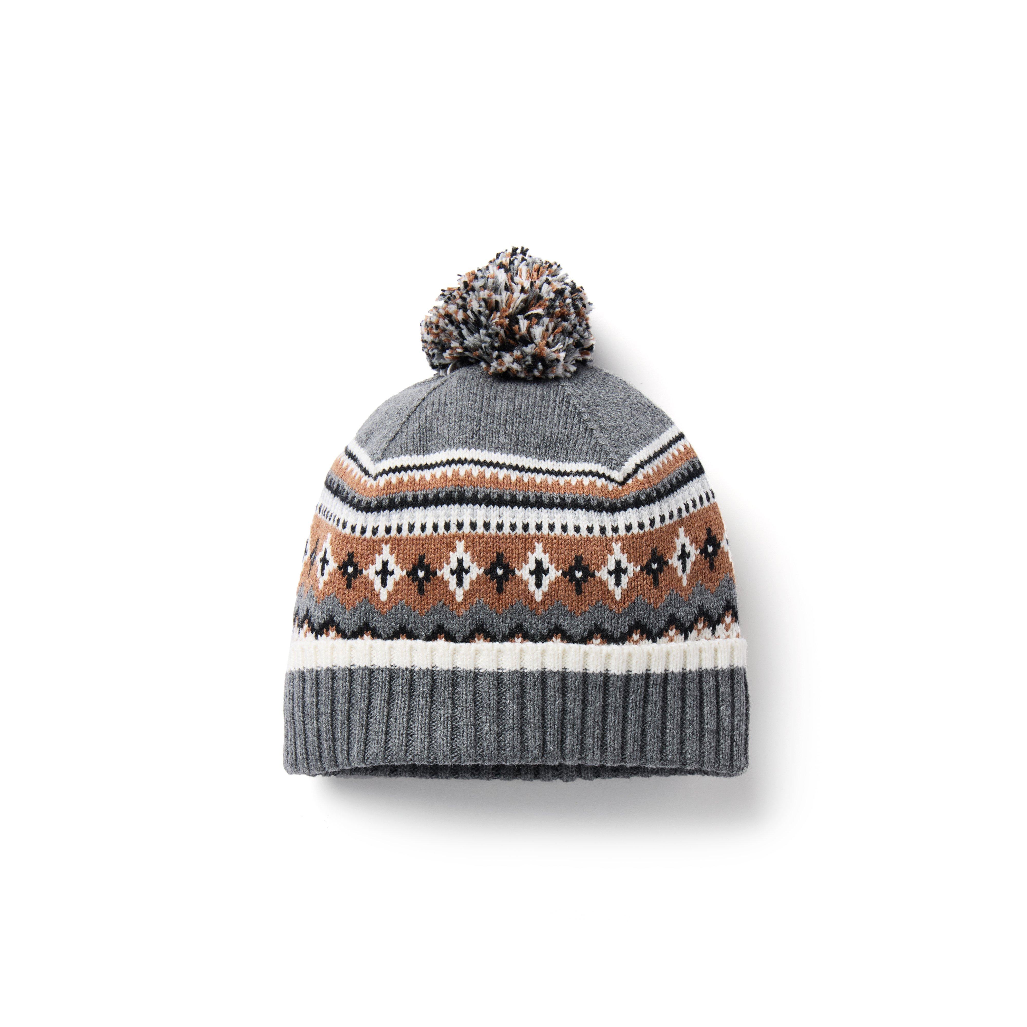 Fair Isle Pom Beanie